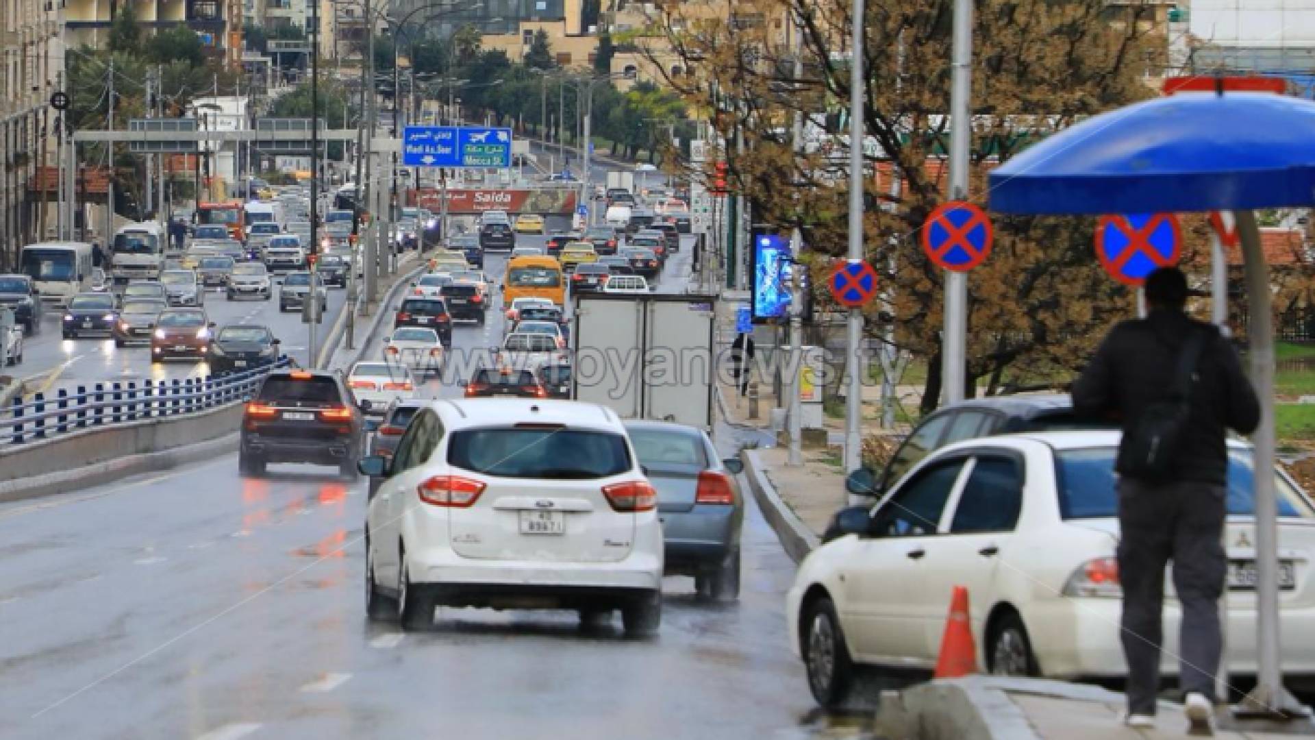 أجواء ماطر في العاصمة عمان