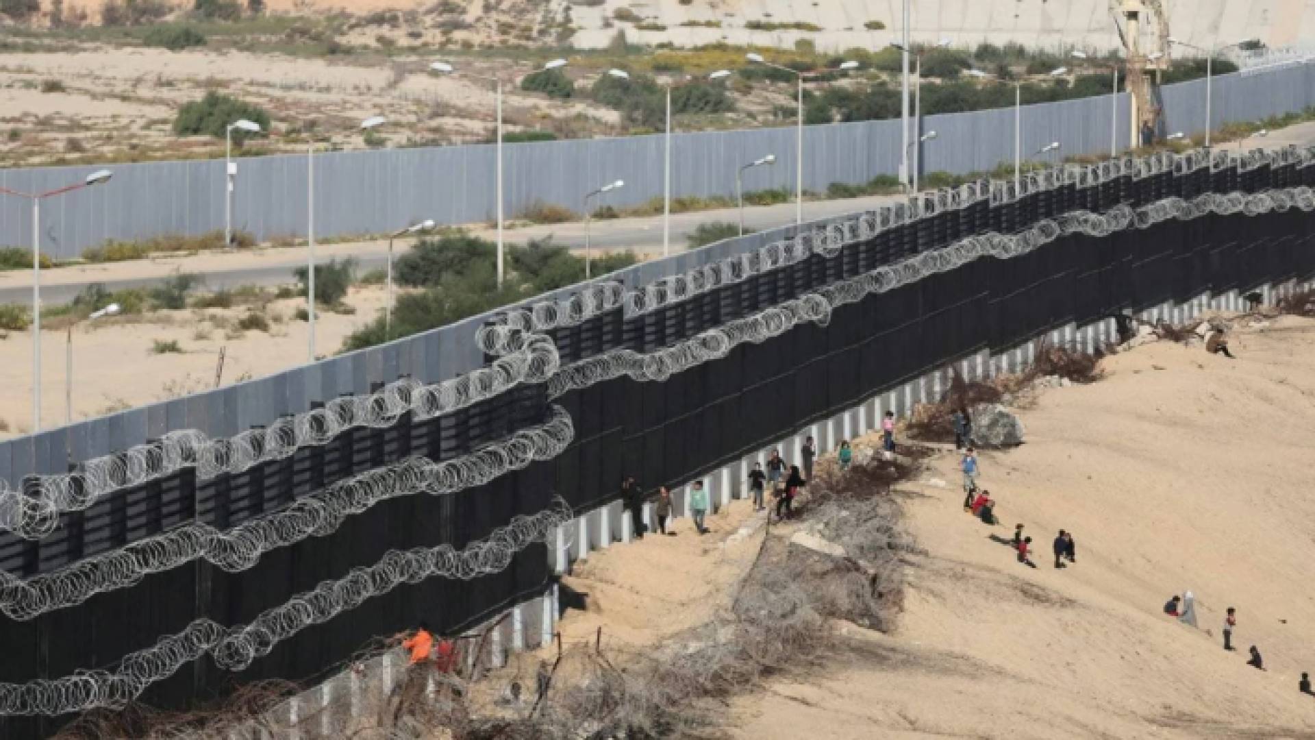 الشريط الحدودي بين مصر وقطاع غزة