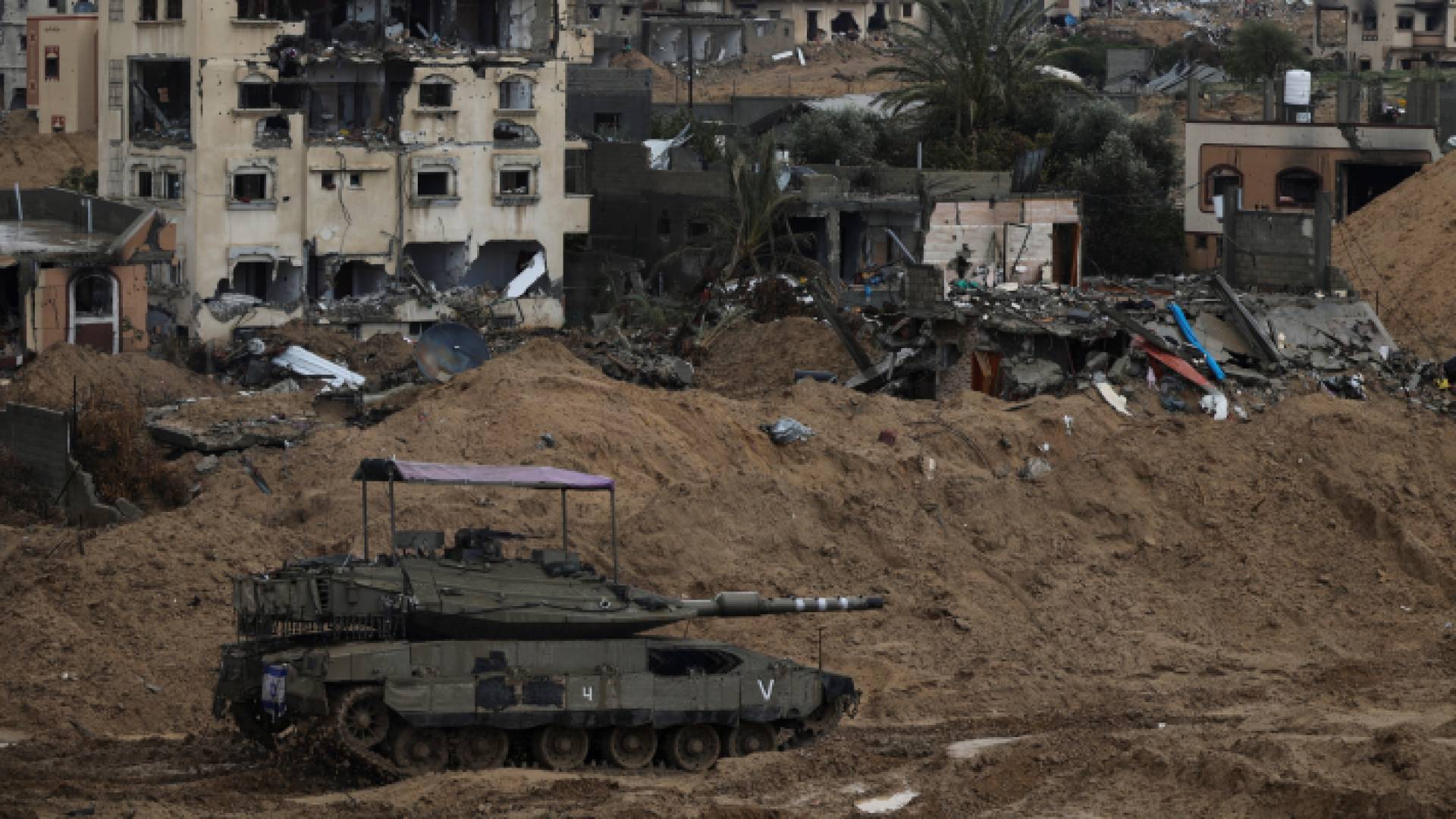 دبابة الاحتلال في غزة