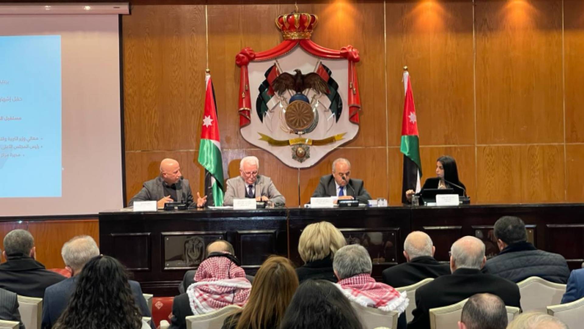 خلال حفل إشهار منتدى محمد الحموري للتنمية الثقافية