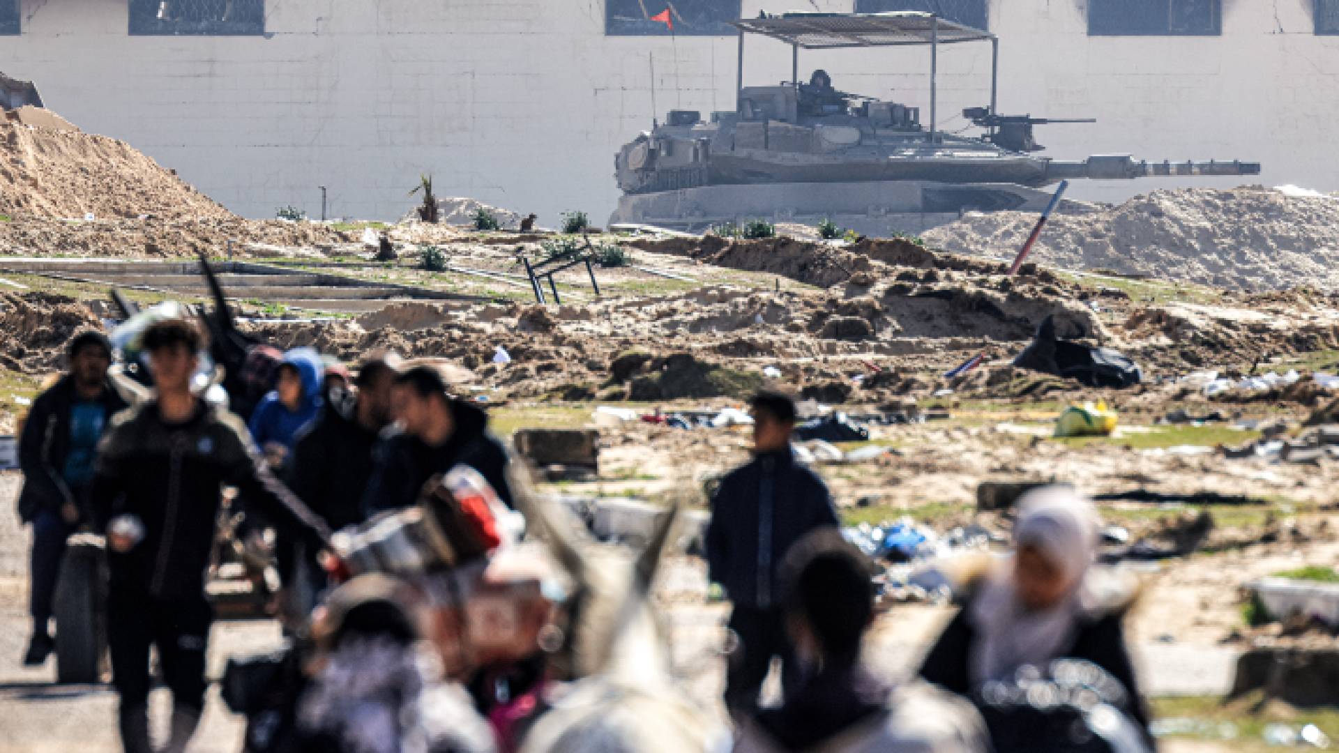 دبابة الاحتلال في غزة