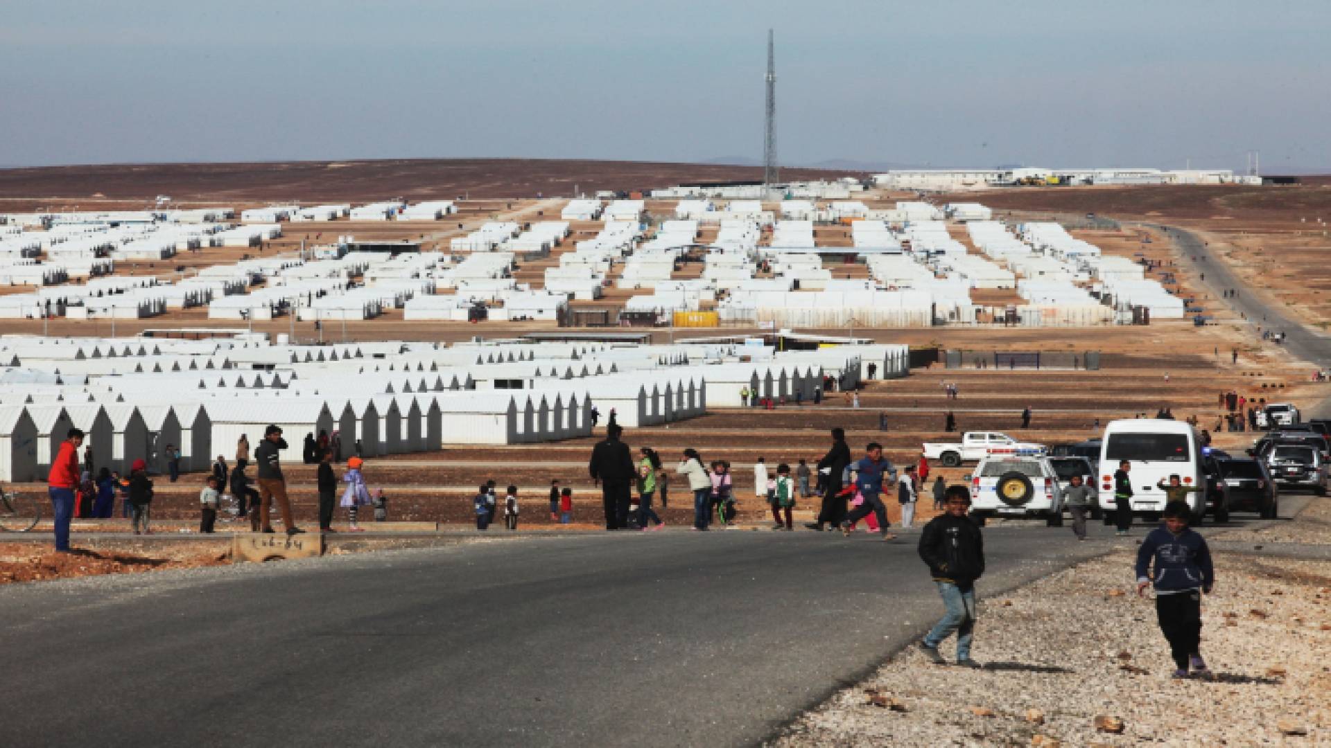 مخيم الأزرق للاجئين السوريين