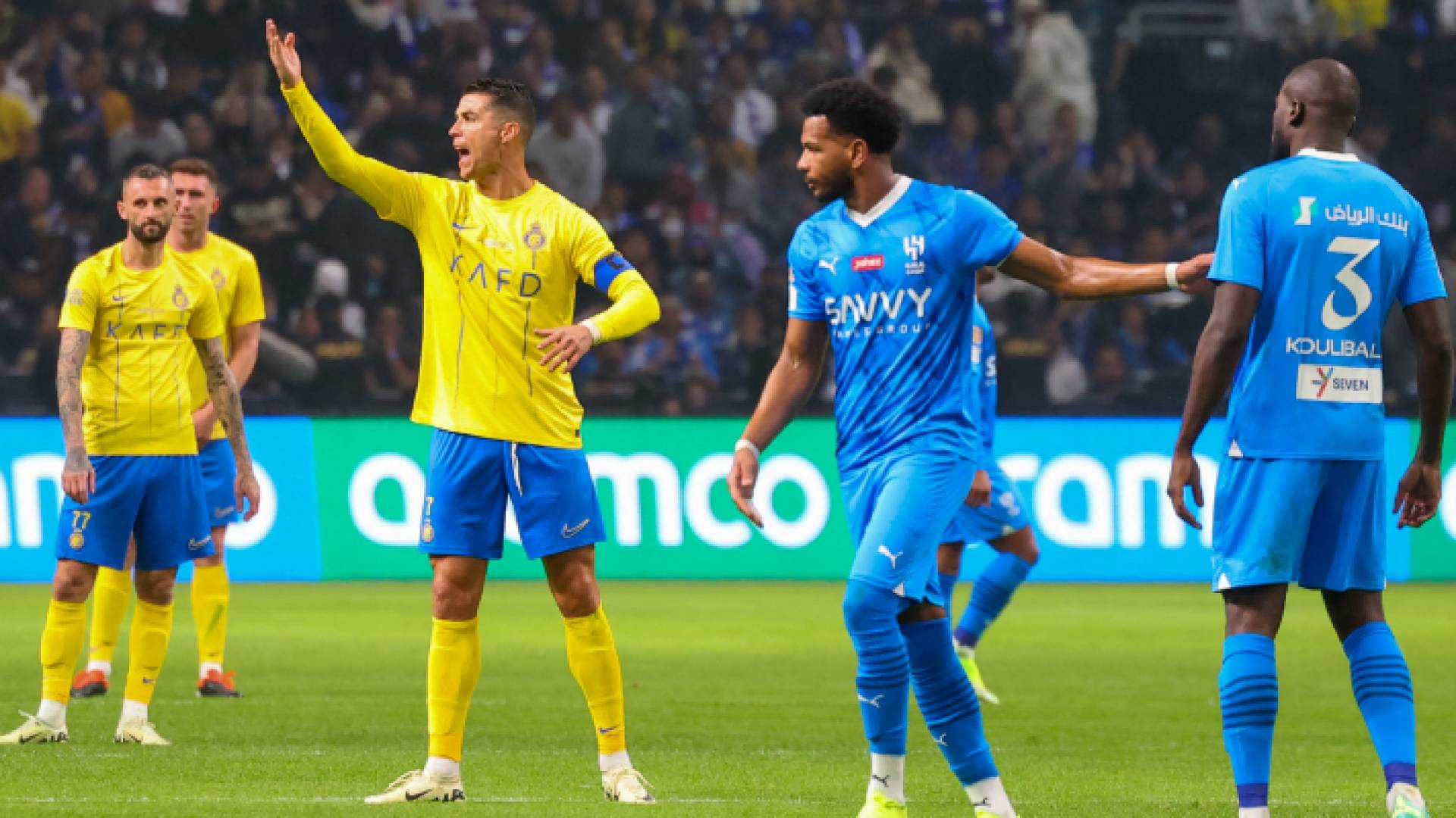 كريستيانو رونالدو في مباراة النصر والهلال