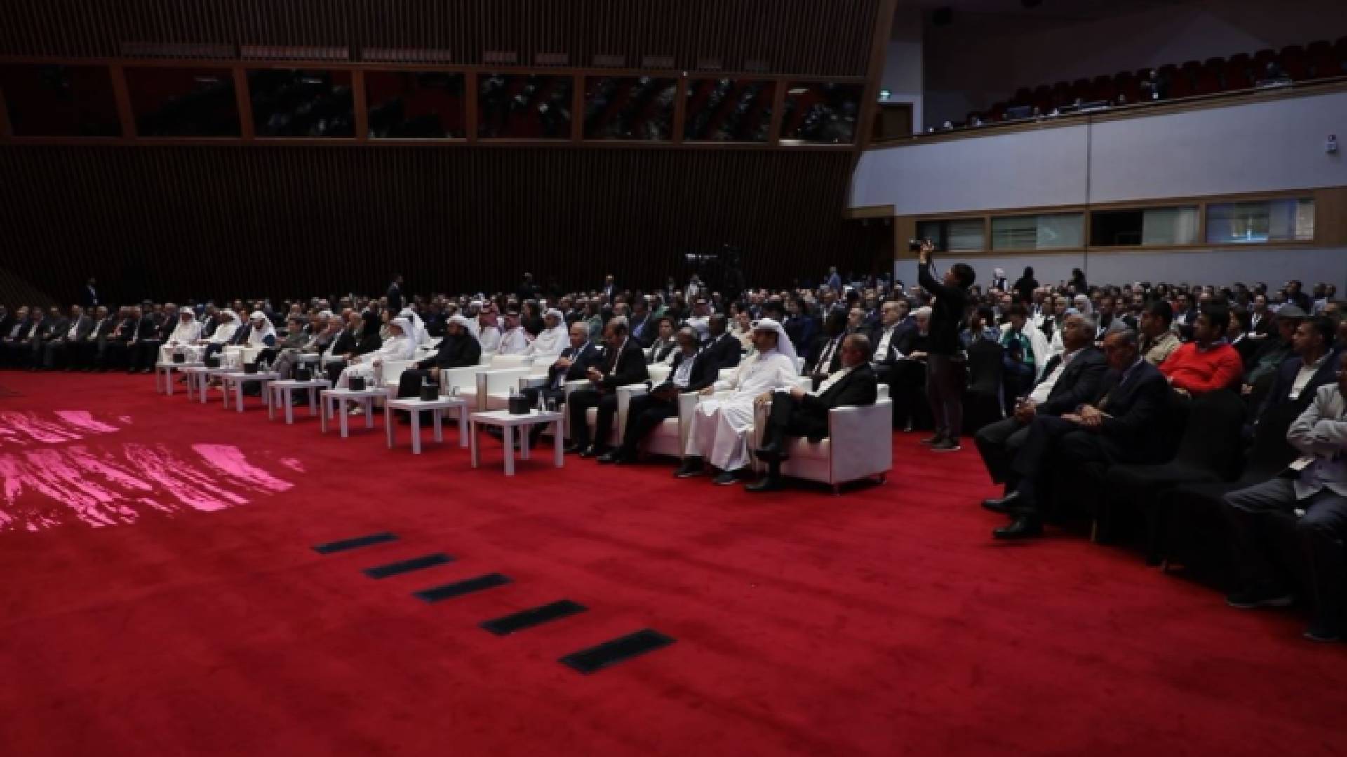 مشاركون في المنتدى السنوي لفلسطين في العاصمة القطرية الدوحة