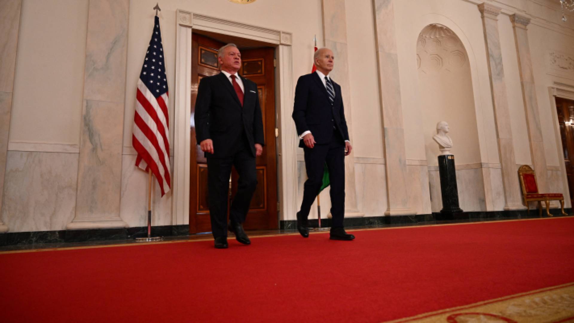 جلالة الملك عبدالله الثاني والرئيس الأمريكي جو بايدن