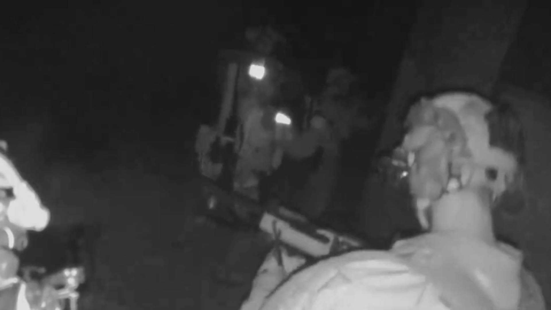 لقطة من مقطع الفيديو الذي نشرته شرطة الاحتلال وادعت أنه من عملية تحرير محتجزين في غزة