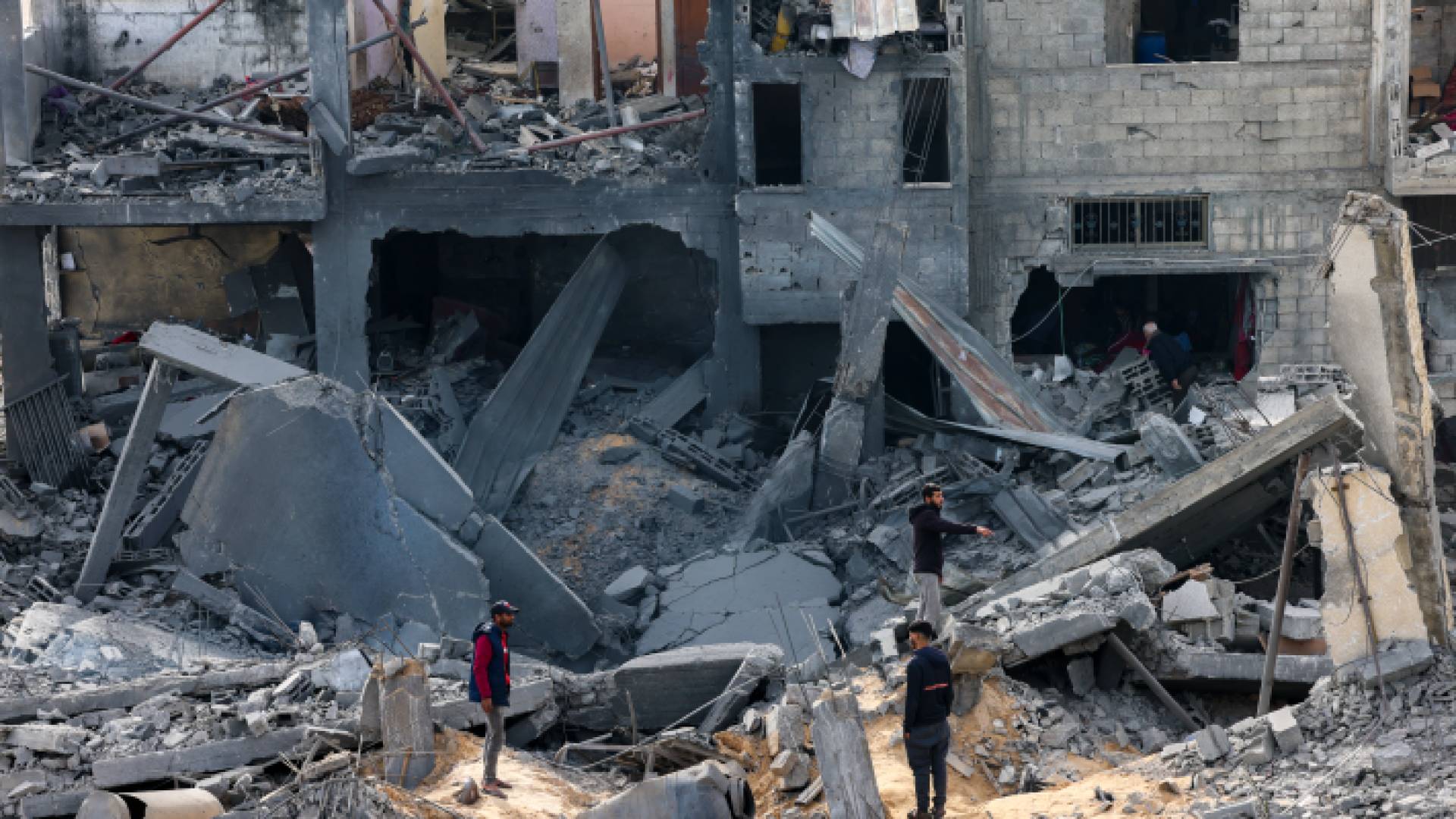 جانب من الدمار الذي تسبب به الاحتلال في قطاع غزة