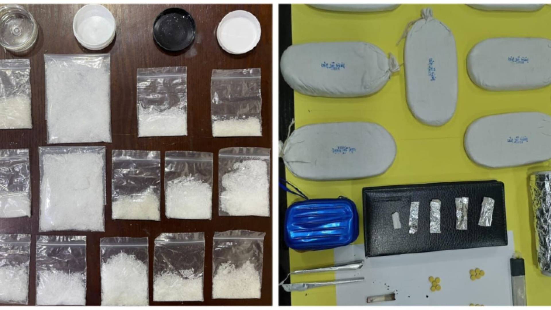 من ضبطيات المخدرات