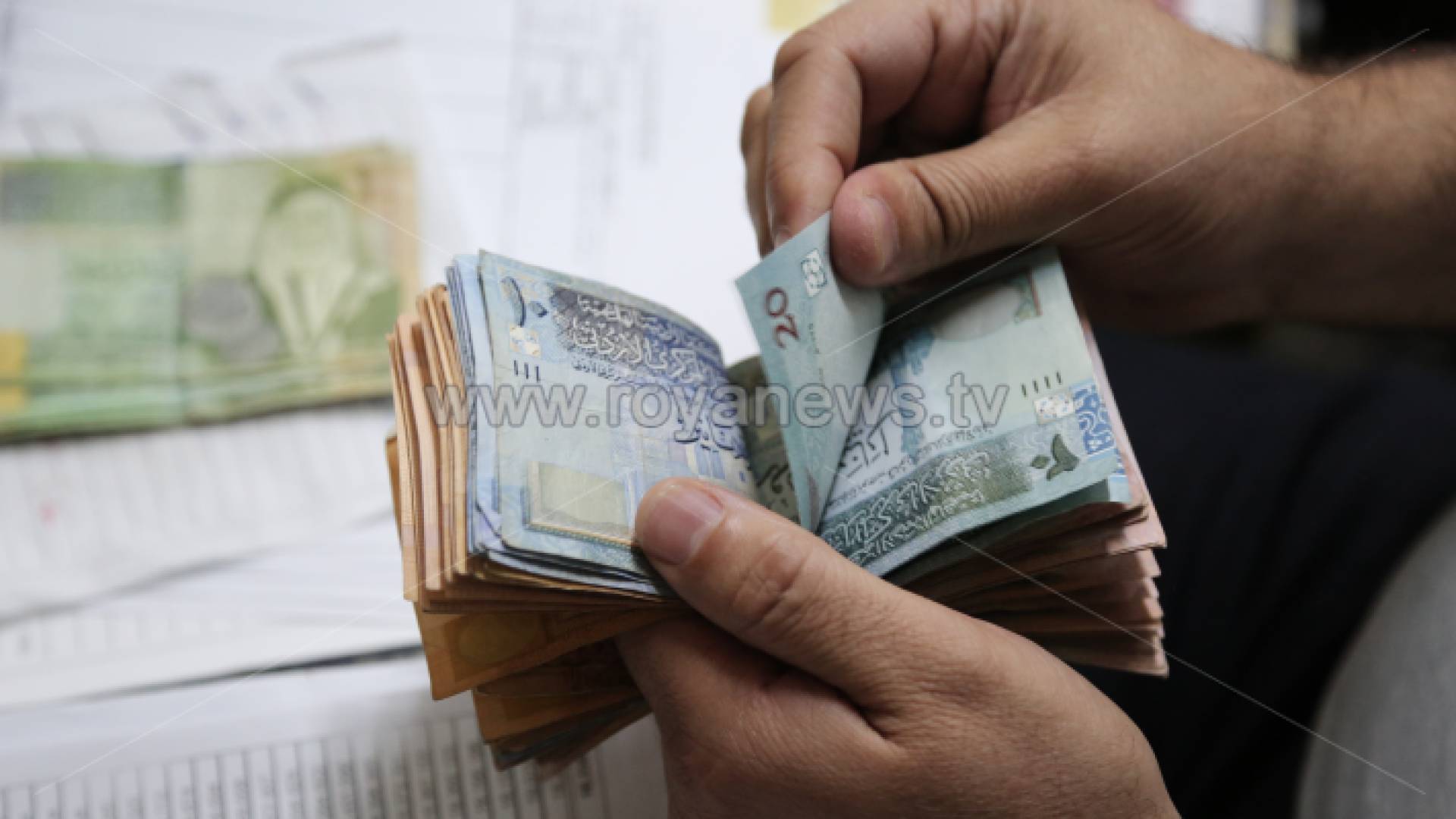 عملة ورقية أردنية