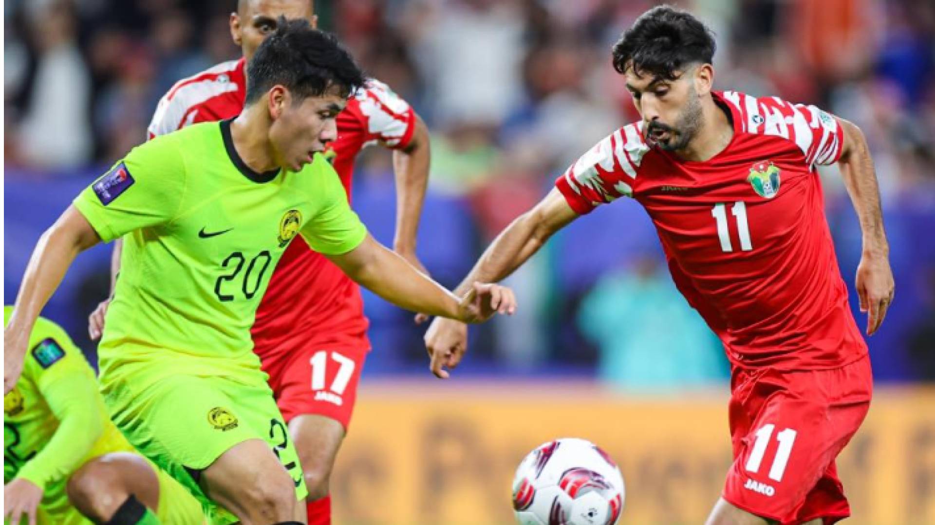 يزن النعيمات من مواجهة الأردن وماليزيا