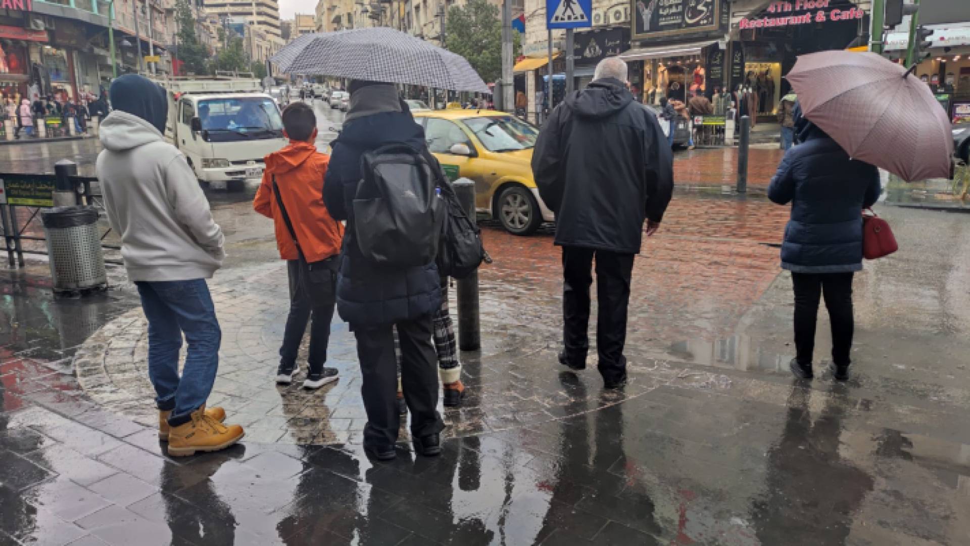 أمطار في العاصمة عمان - أرشيفية