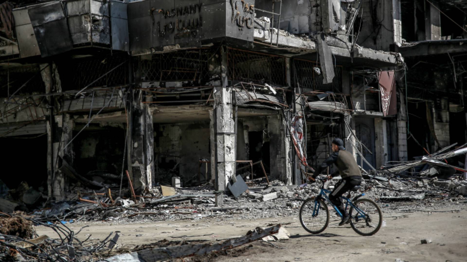 آثار الدمار في قطاع غزة