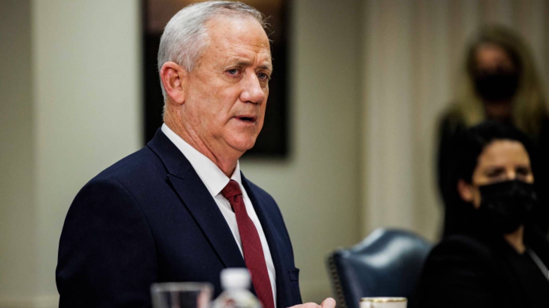 عضو مجلس الحرب في حكومة الاحتلال بيني غانتس