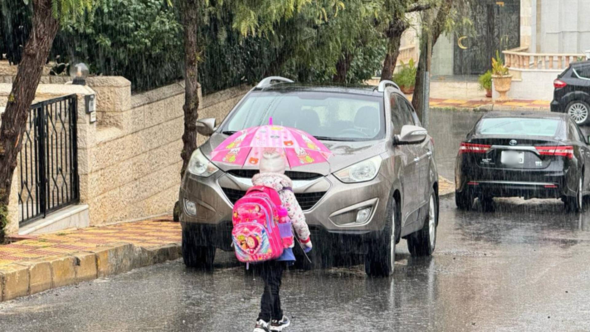 أمطار في العاصمة عمان