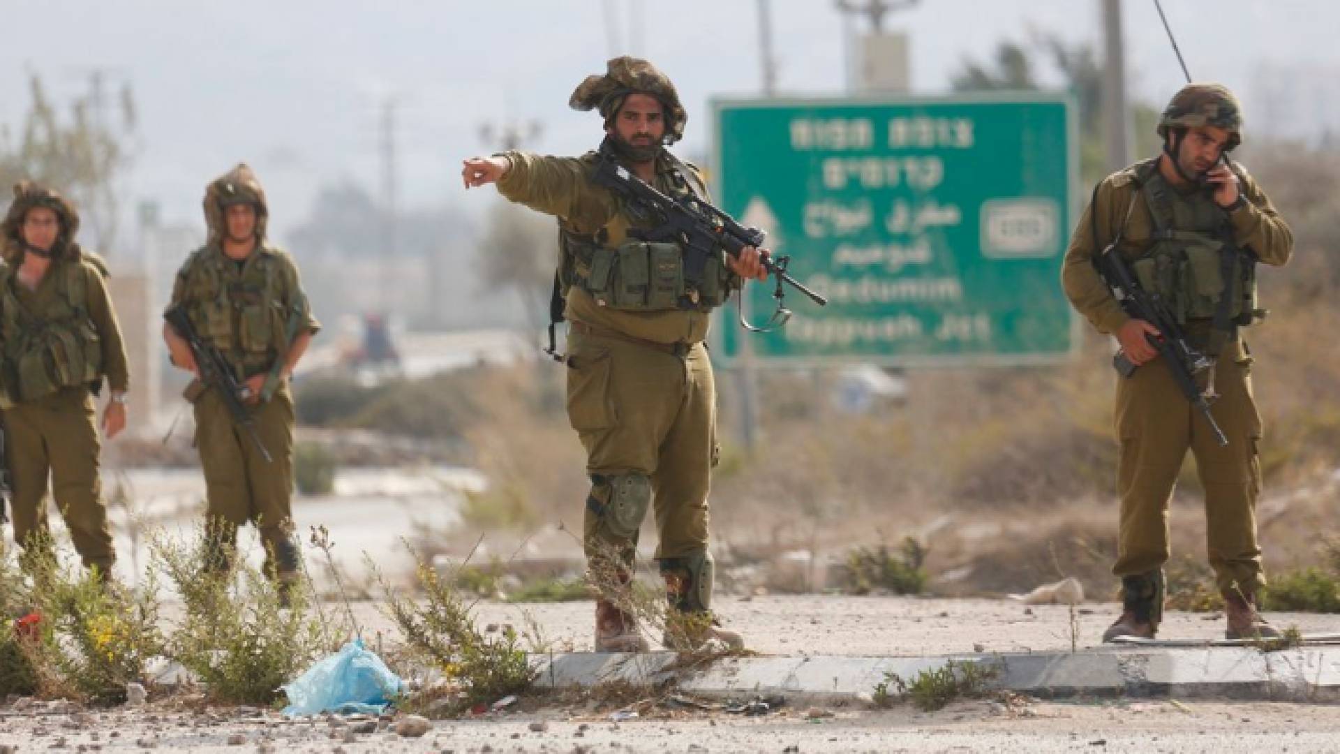 عناصر من قوات الاحتلال