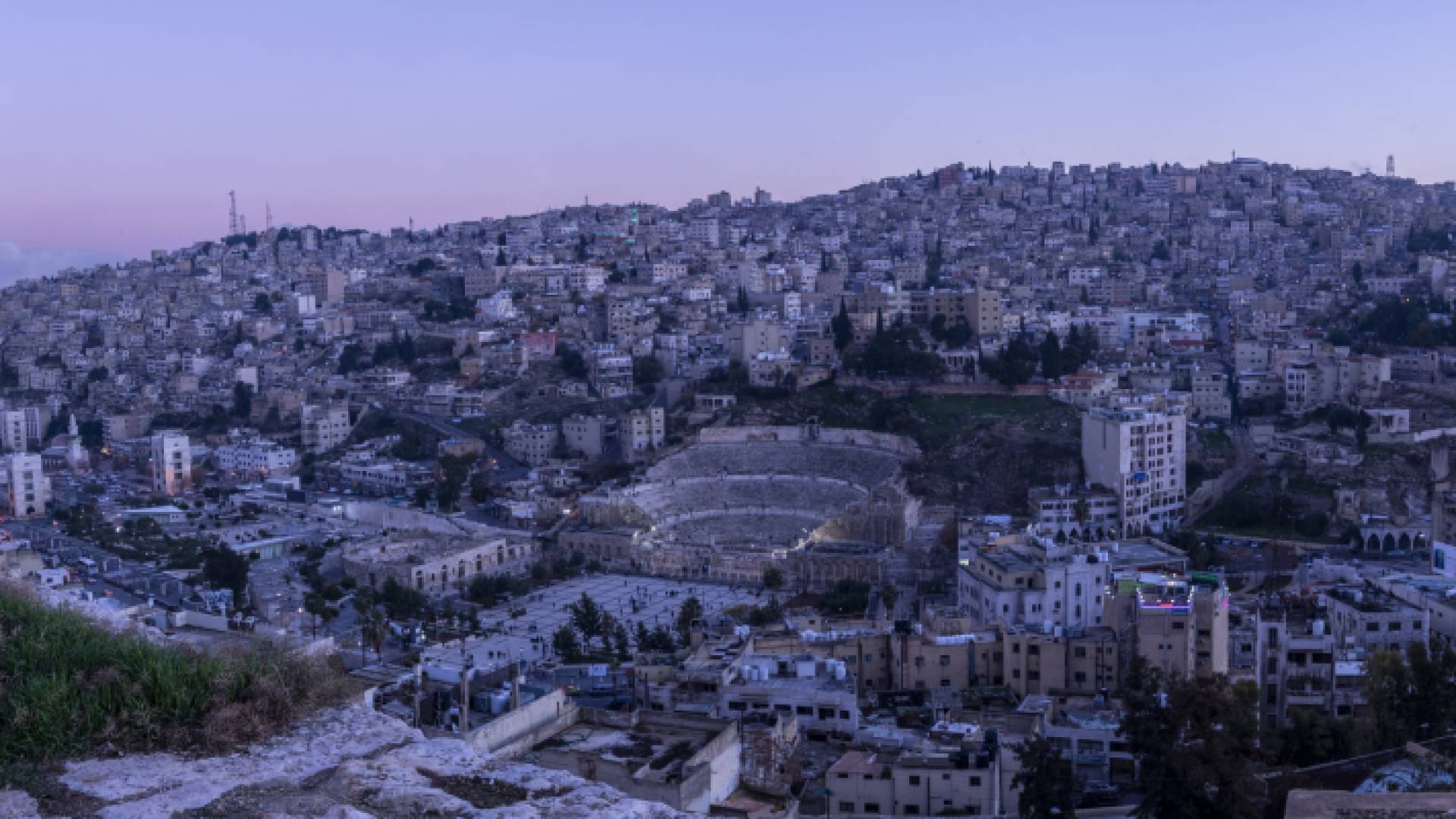 جانب من العاصمة عمان