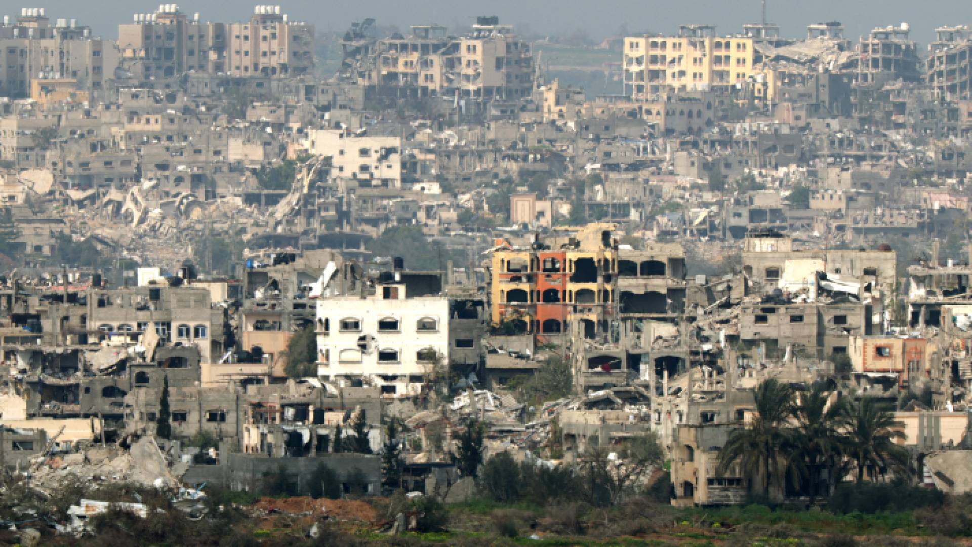 آثار الدمار في قطاع غزة