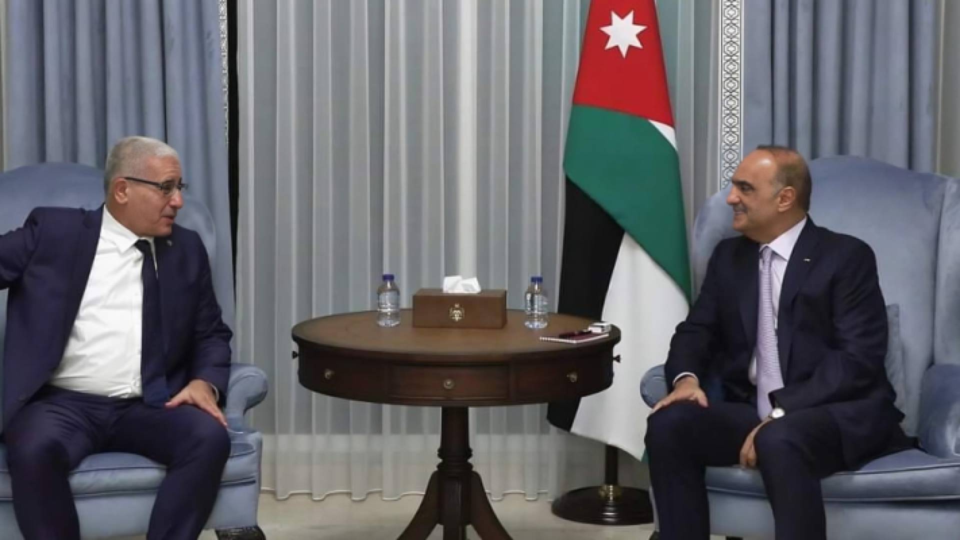 بشر الخصاونة ورئيس المجلس الشعبي الوطني الجزائري