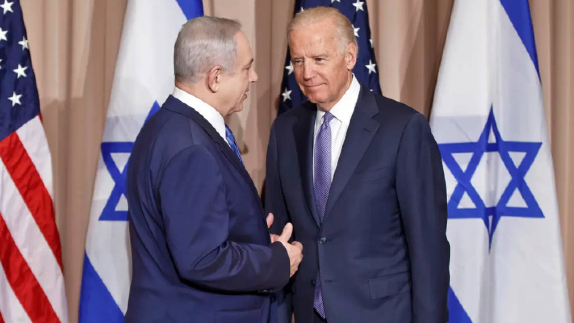 الرئيس الأمريكي جو بايدن ورئيس حكومة الاحتلال بنيامين نتنياهو