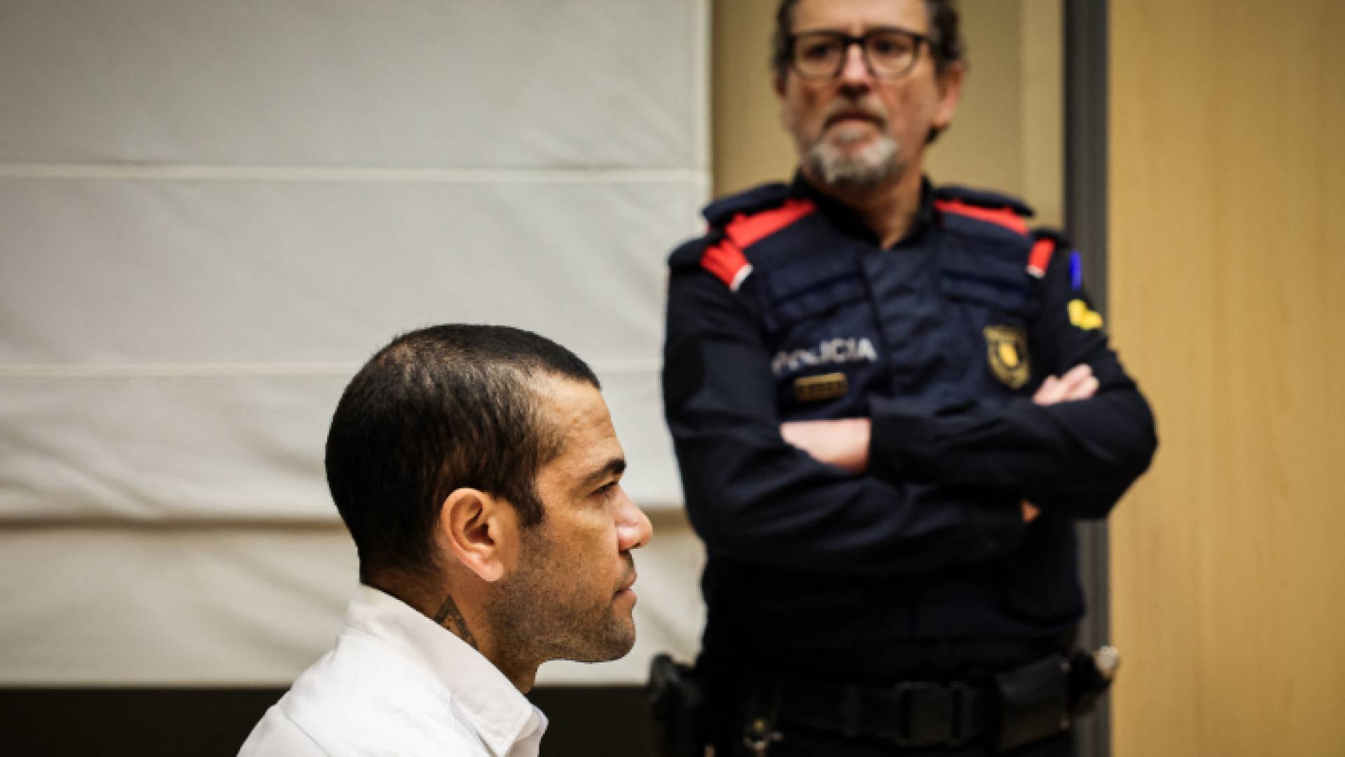 داني ألفيش أثناء المحاكمة