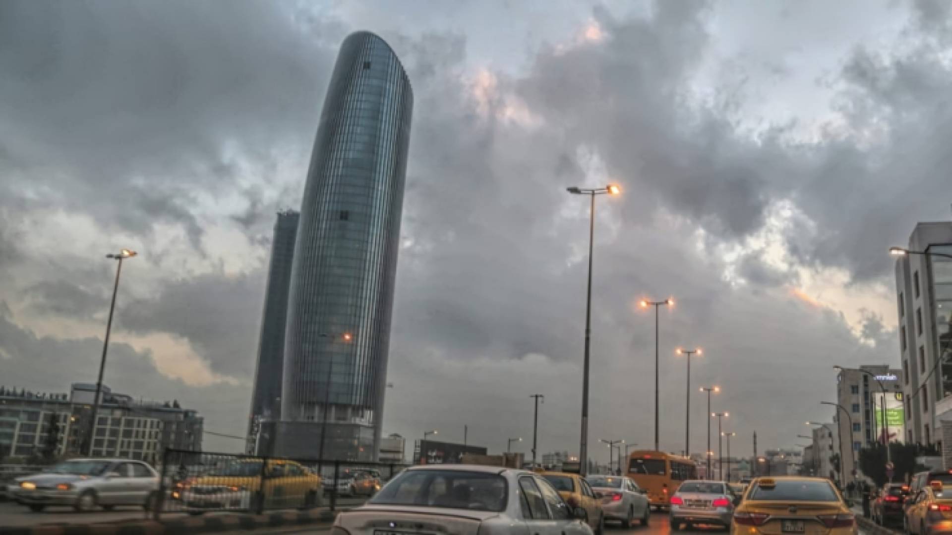 أجواء غائم في العاصمة عمان - أرشيفية