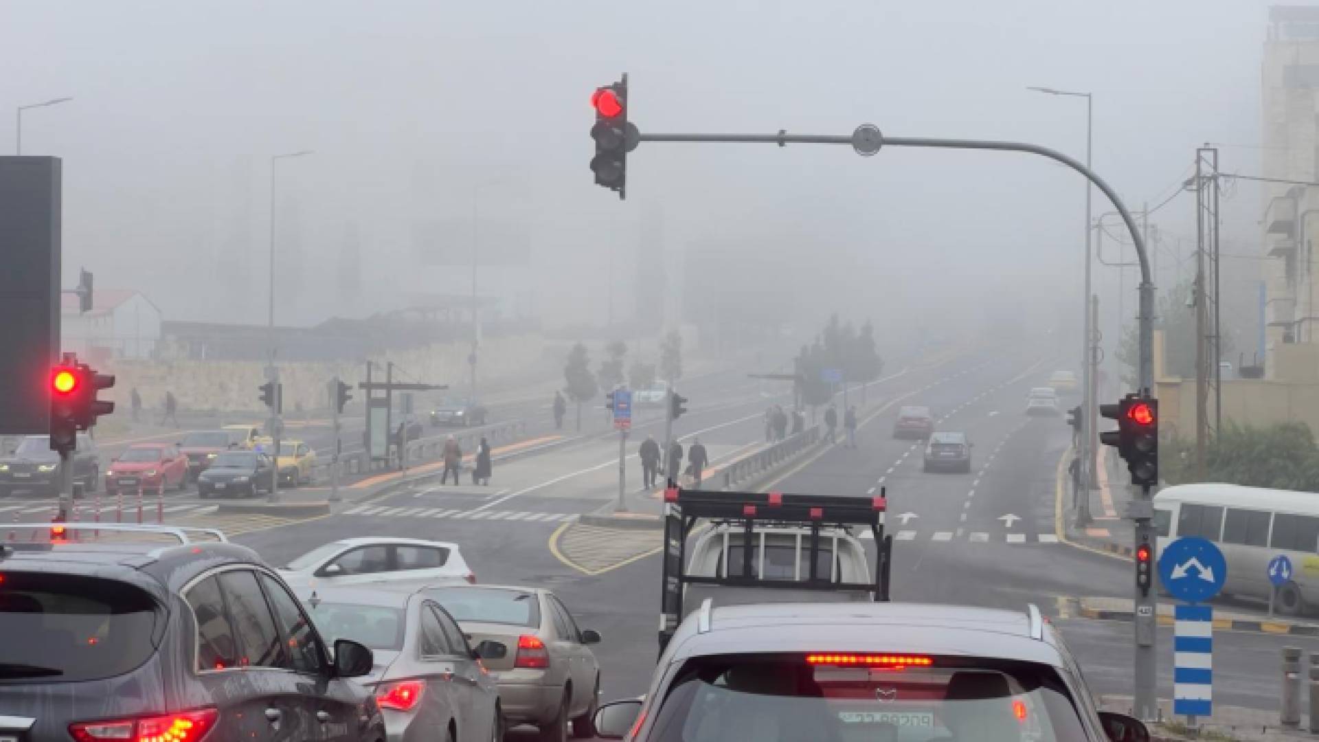 أجواء ضبابية وماطرة في الأردن "أرشيفية"