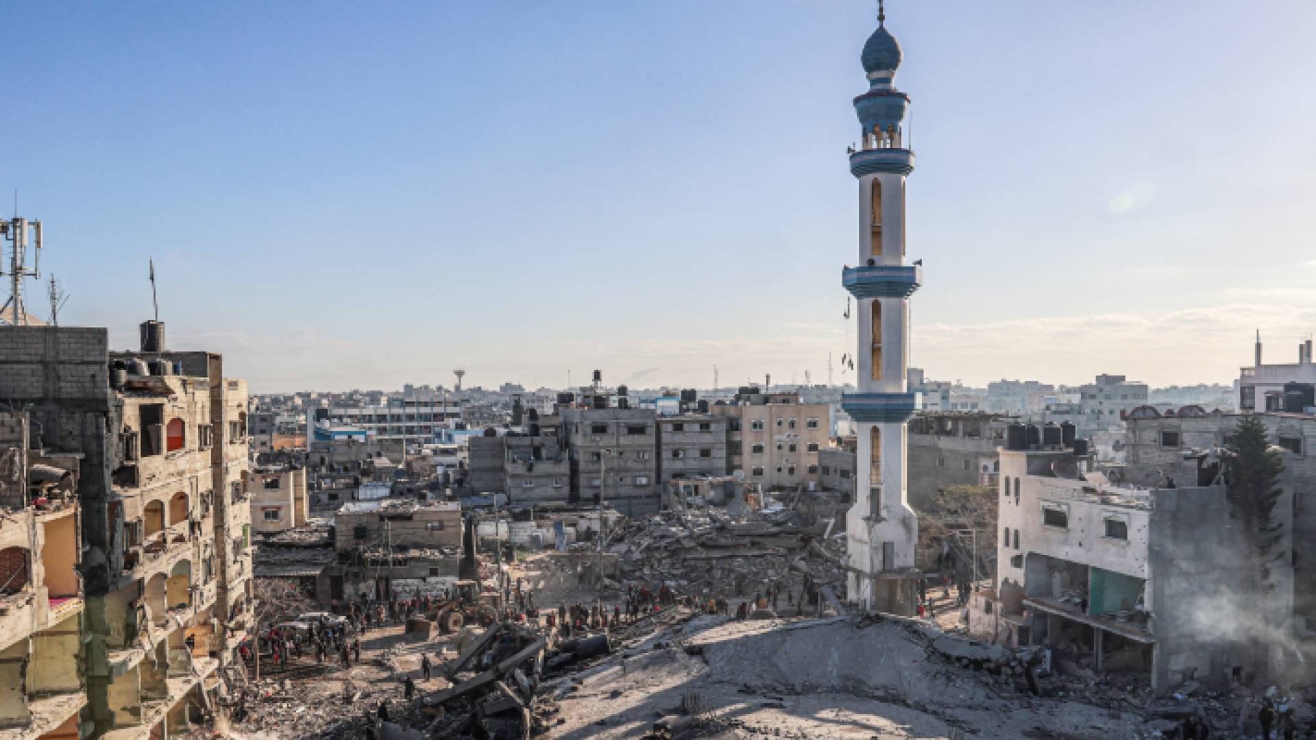 جزء من الدمار الذي خلفه عدوان الاحتلال على رفح