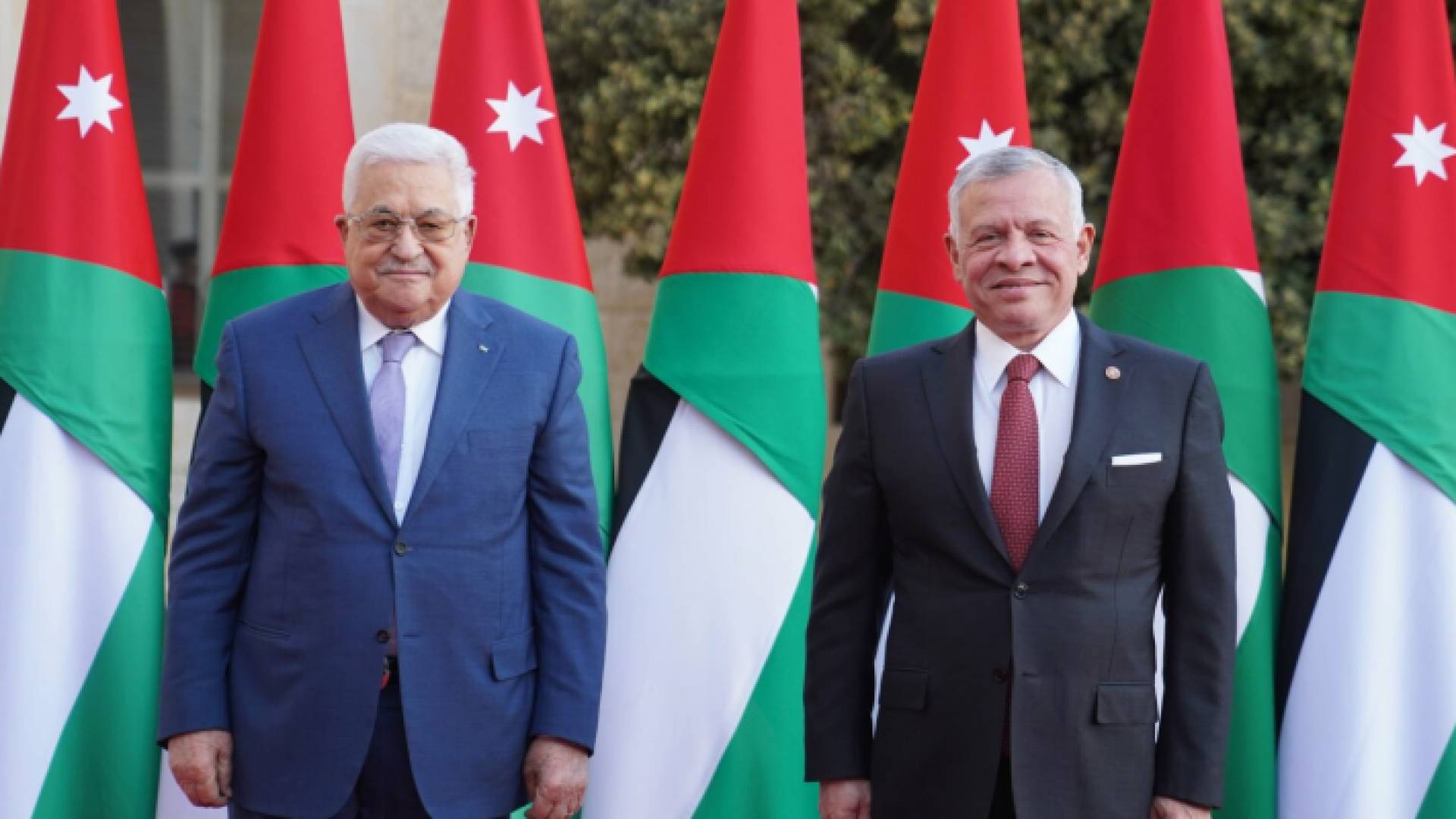 لقاء الملك عبدالله الثاني والرئيس الفلسطيني محمود عباس - أرشيفية