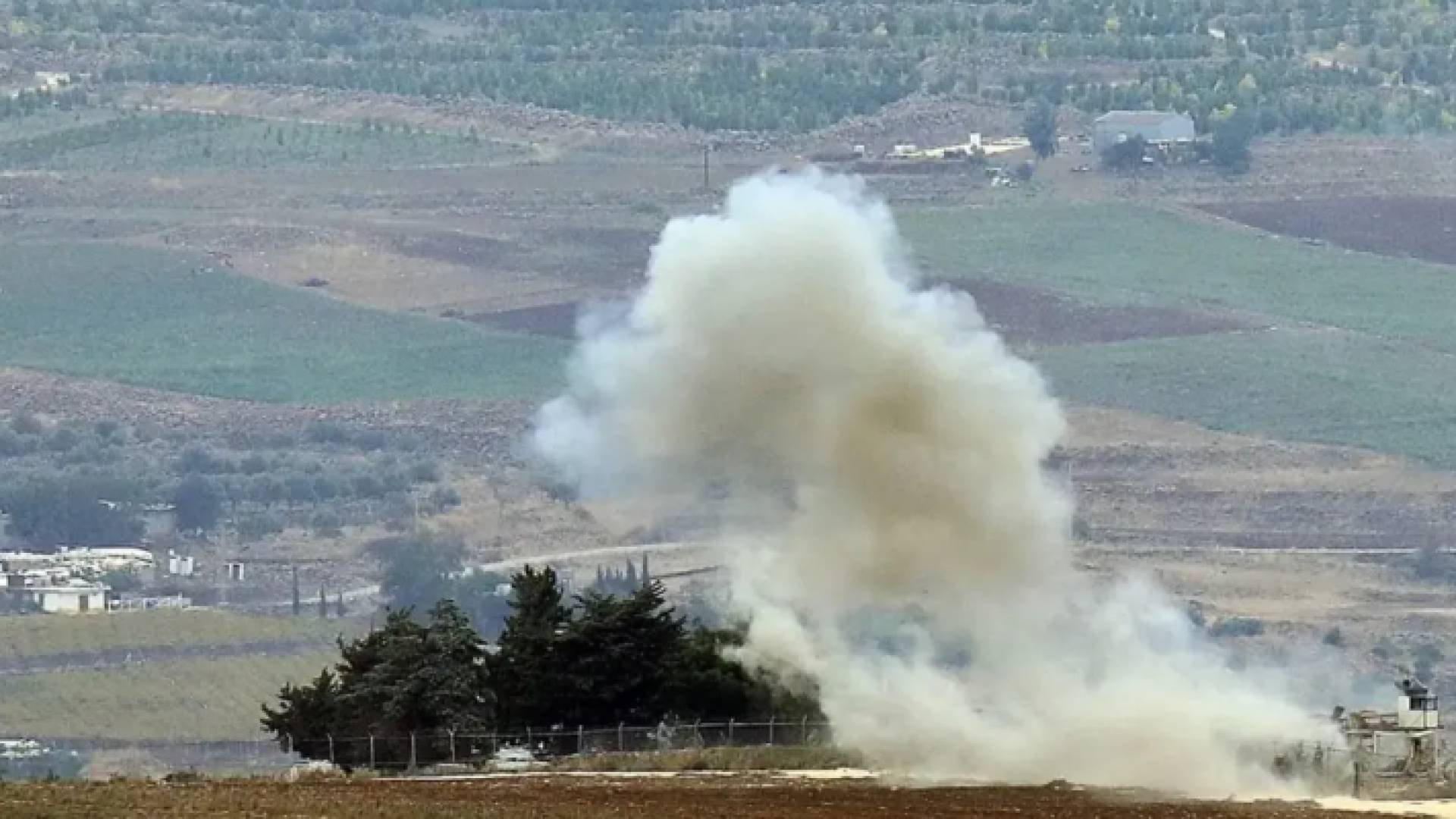 قصف منطقة بجنوب لبنان