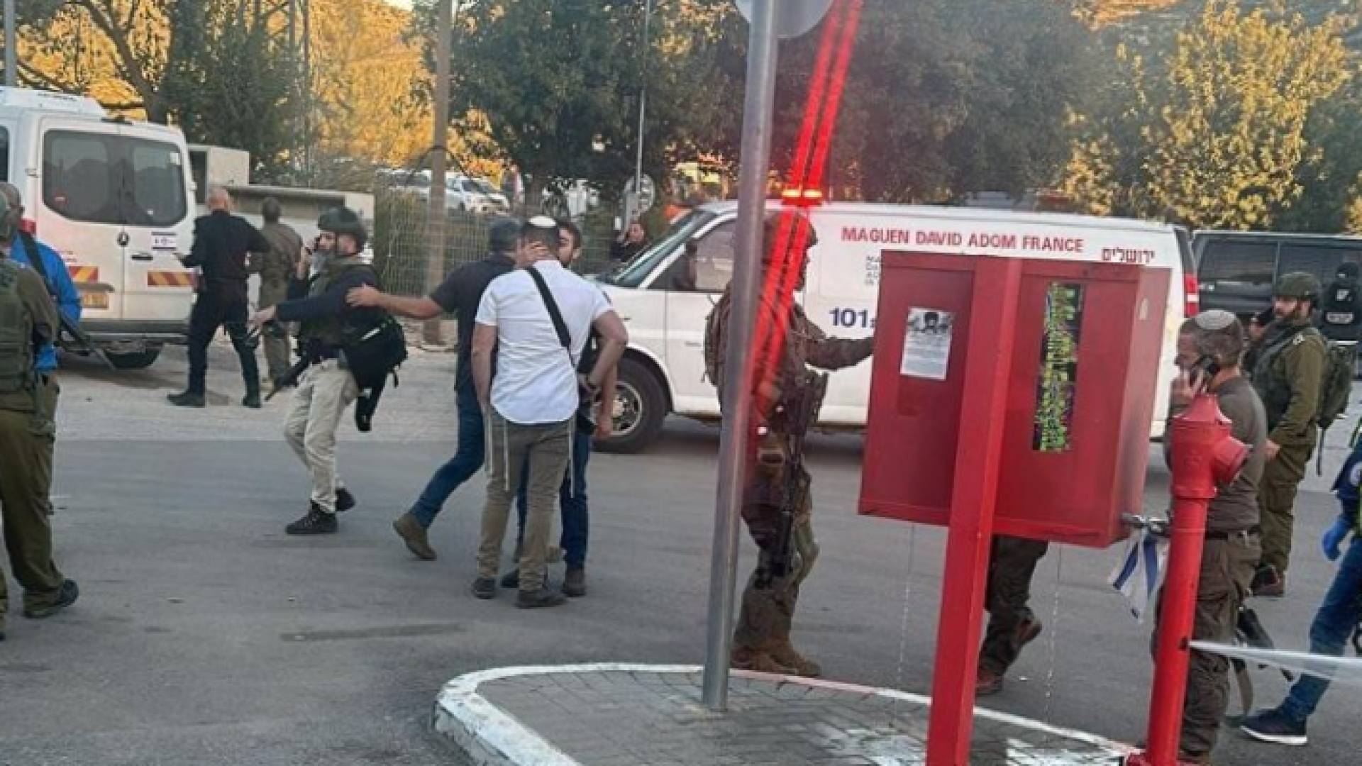 موقع عملية اطلاق النار