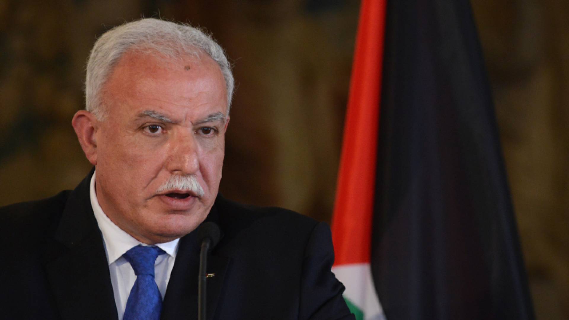 وزير الخارجية والمغتربين الفلسطيني رياض المالكي