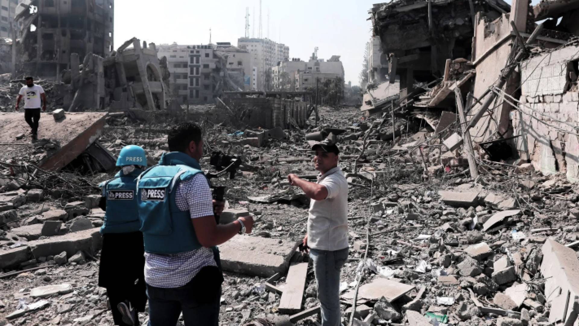 صحفيون في قطاع غزة