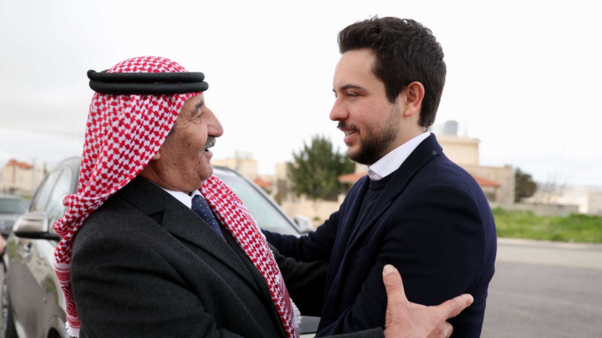 ولي العهد ووالد الشهيد راشد