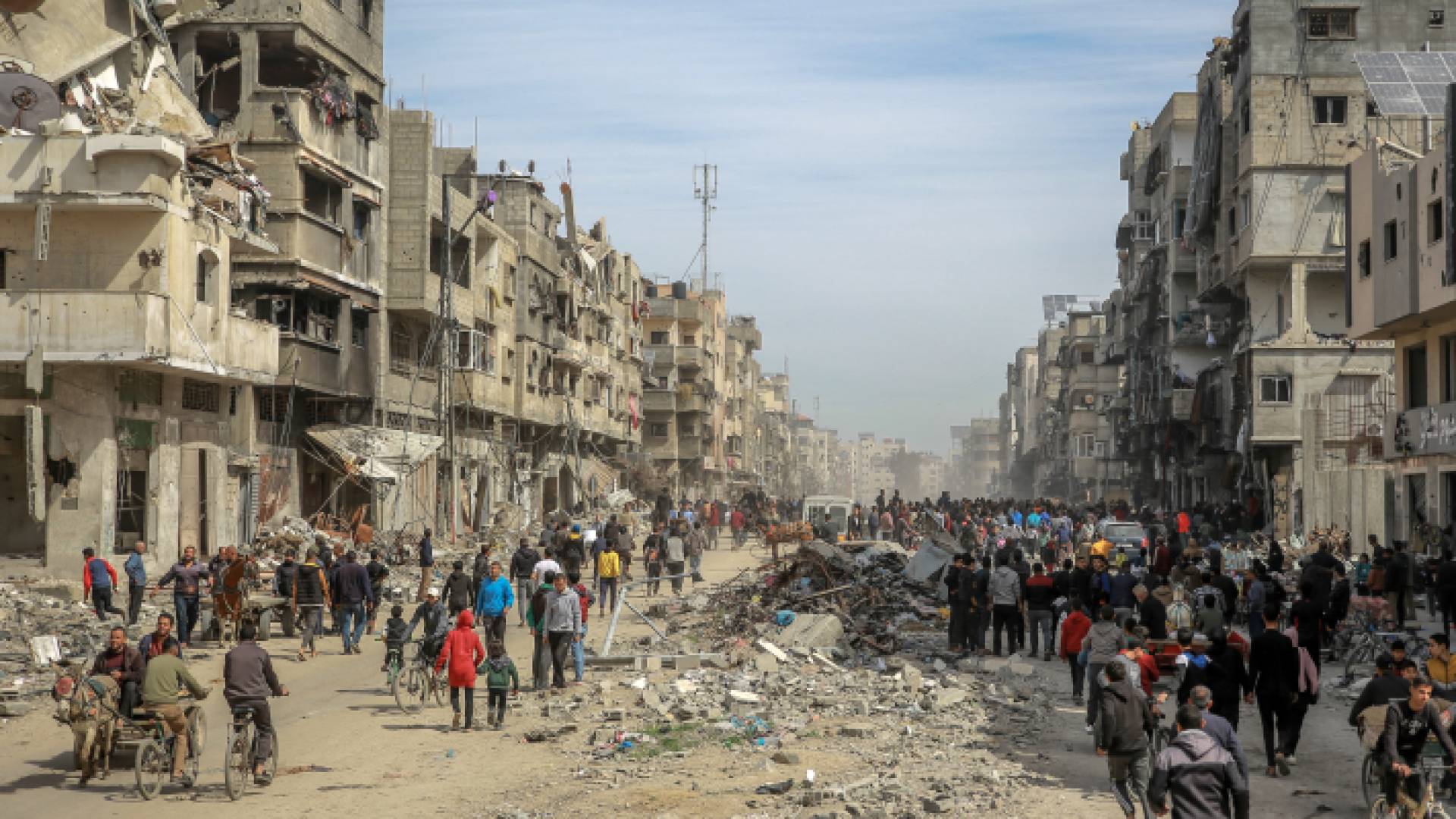 جزء من الدمار الذي خلفه عدوان الاحتلال على قطاع غزة