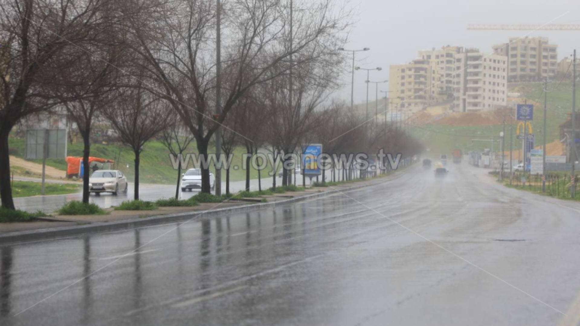 أمطار في العاصمة عمان