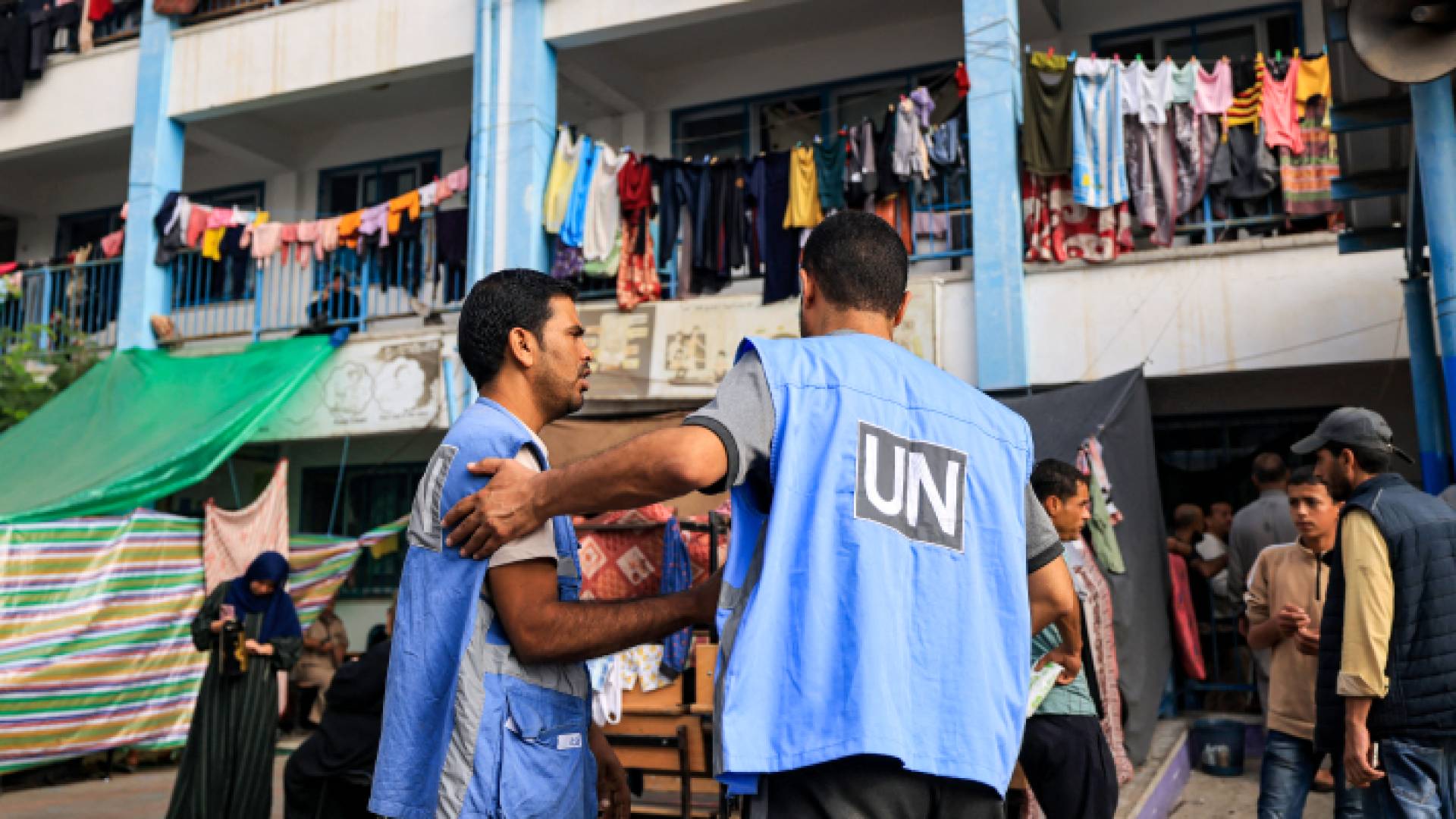 موظفو الأونروا في غزة