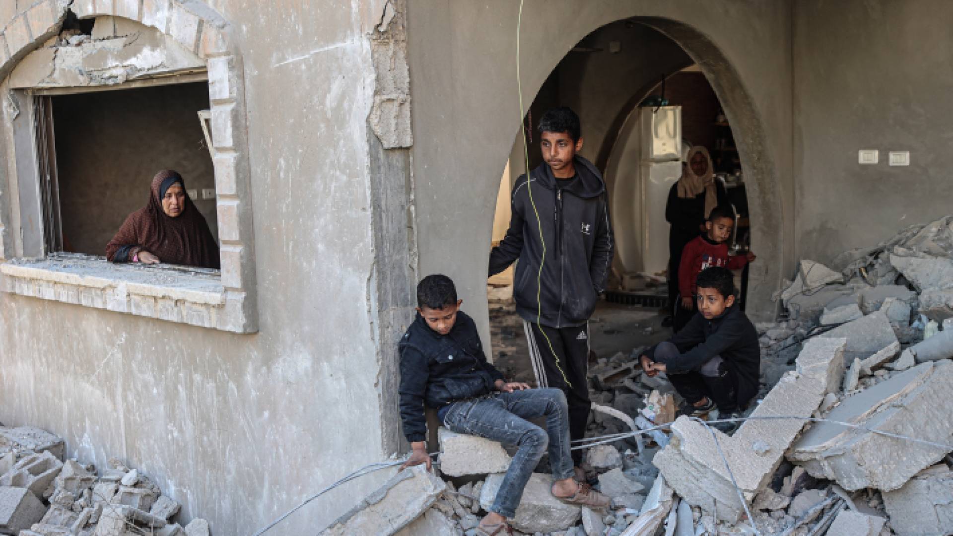 جانب من الدمار الذي تسبب به الاحتلال في قطاع غزة