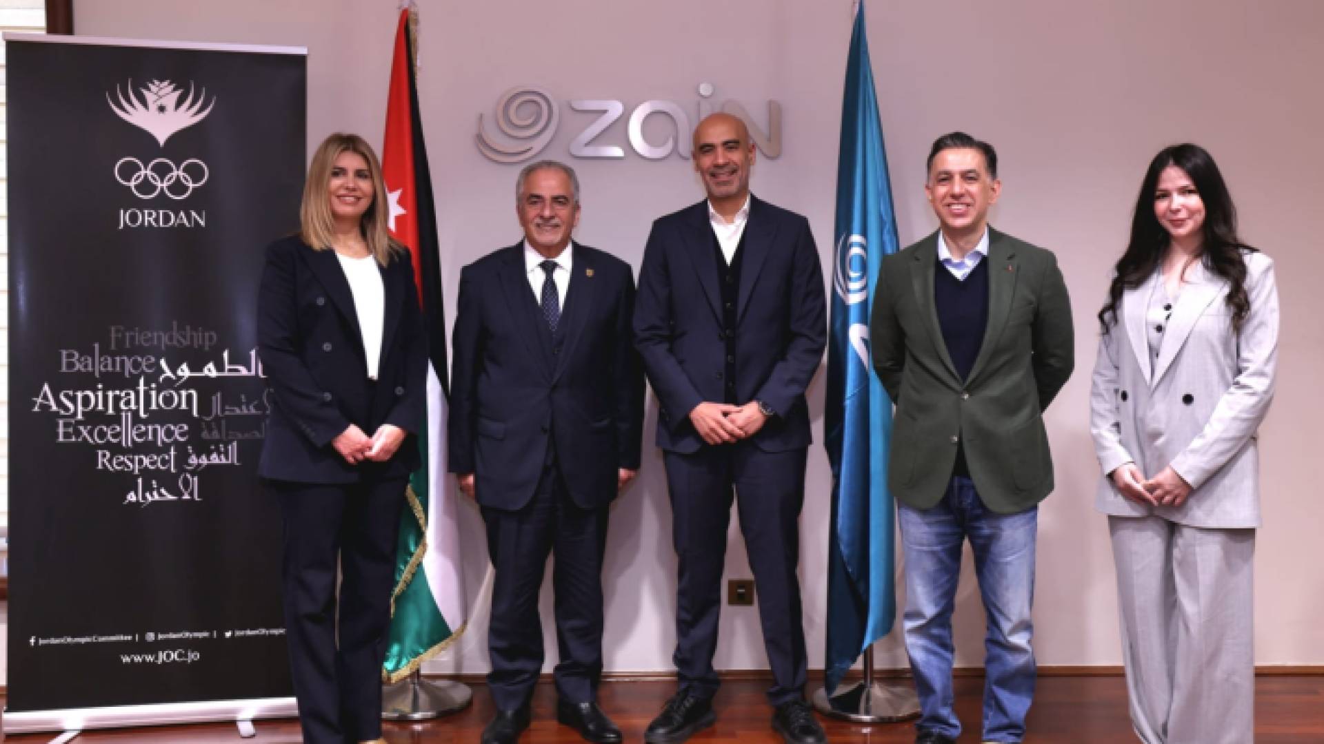 اللجنة الأولمبية الأردنية تجدد اتفاقية الرعاية مع شركة زين للعام التاسع على التوالي