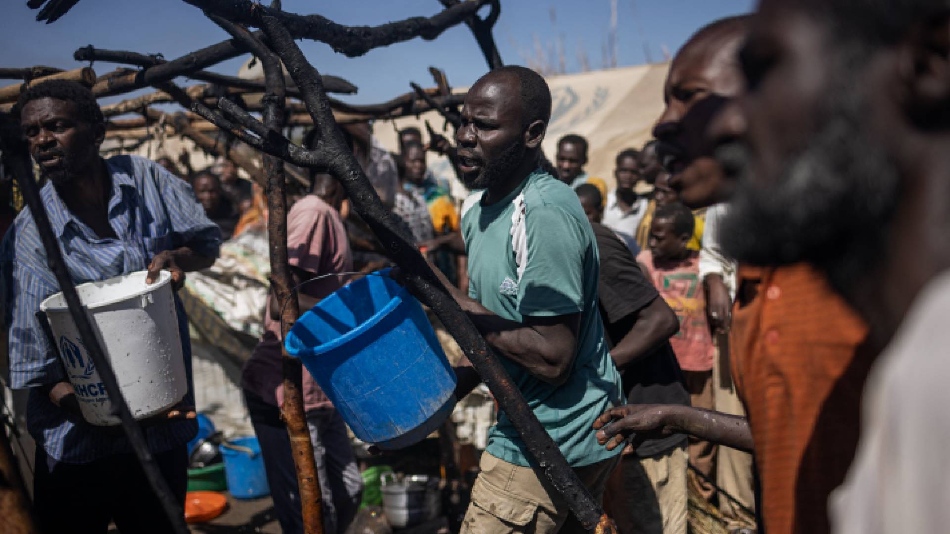 نازحون سودانيون