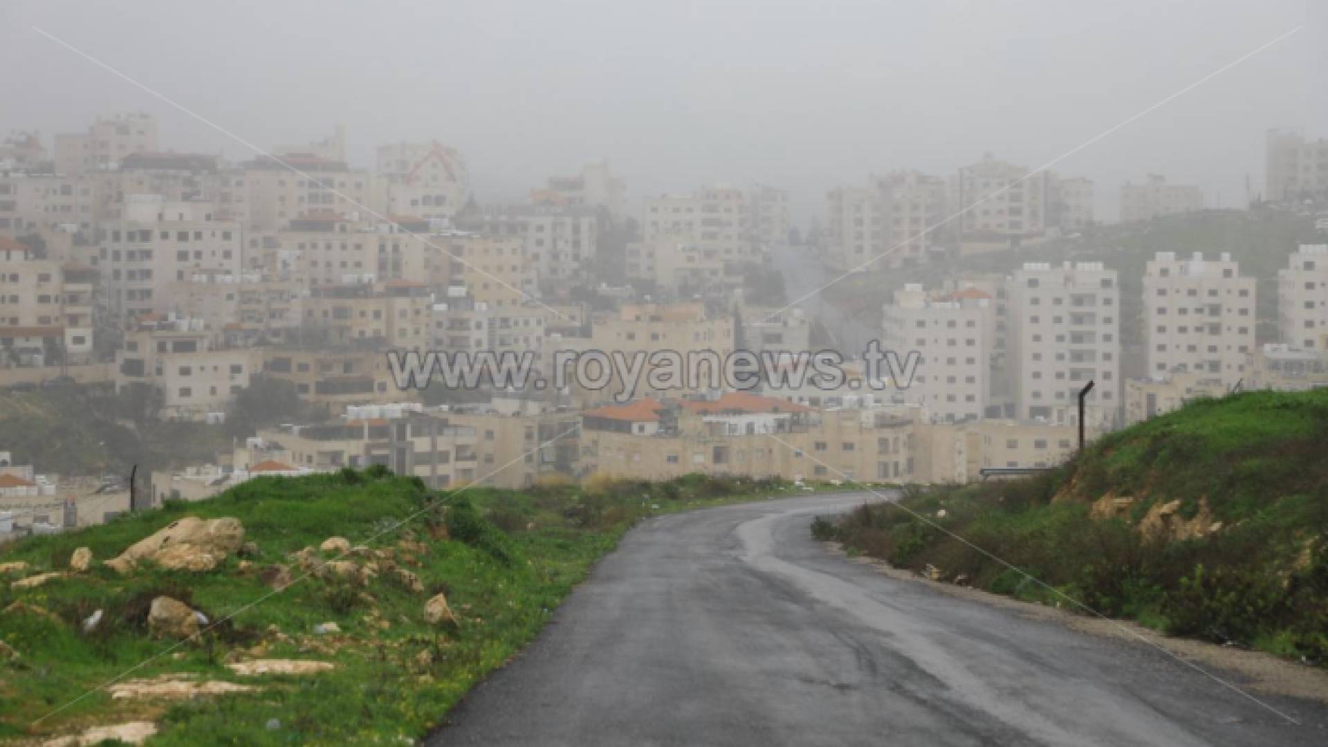 غيوم وأمطار في العاصمة عمان