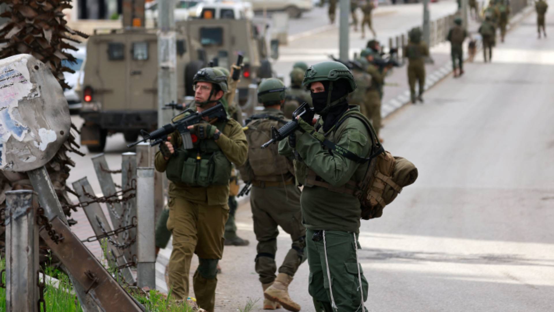 جنود من جيش الاحتلال الإسرائيلي في الضفة الغربية