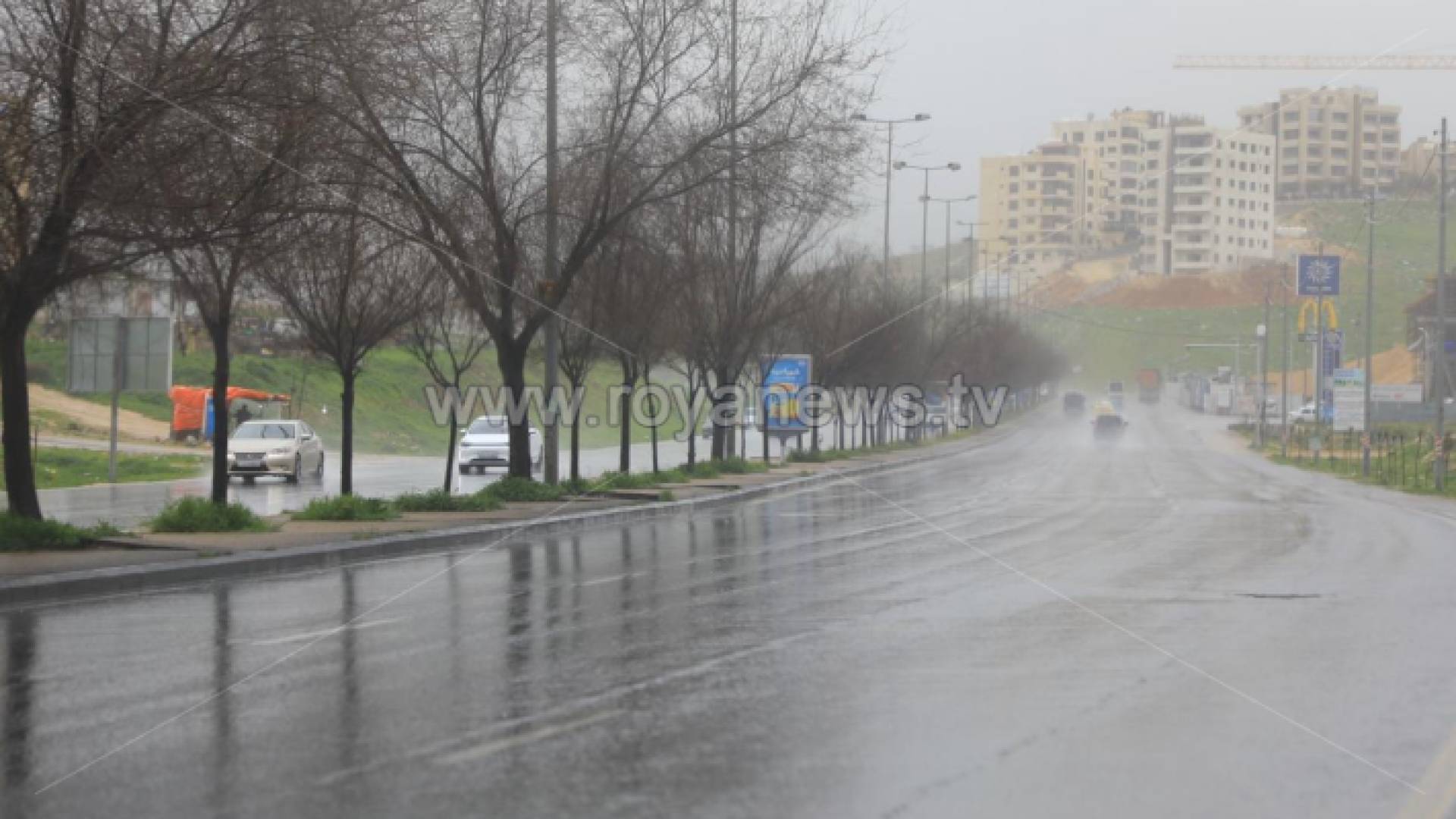 أجواء ماطرة في العاصمة عمان "أرشيفية"