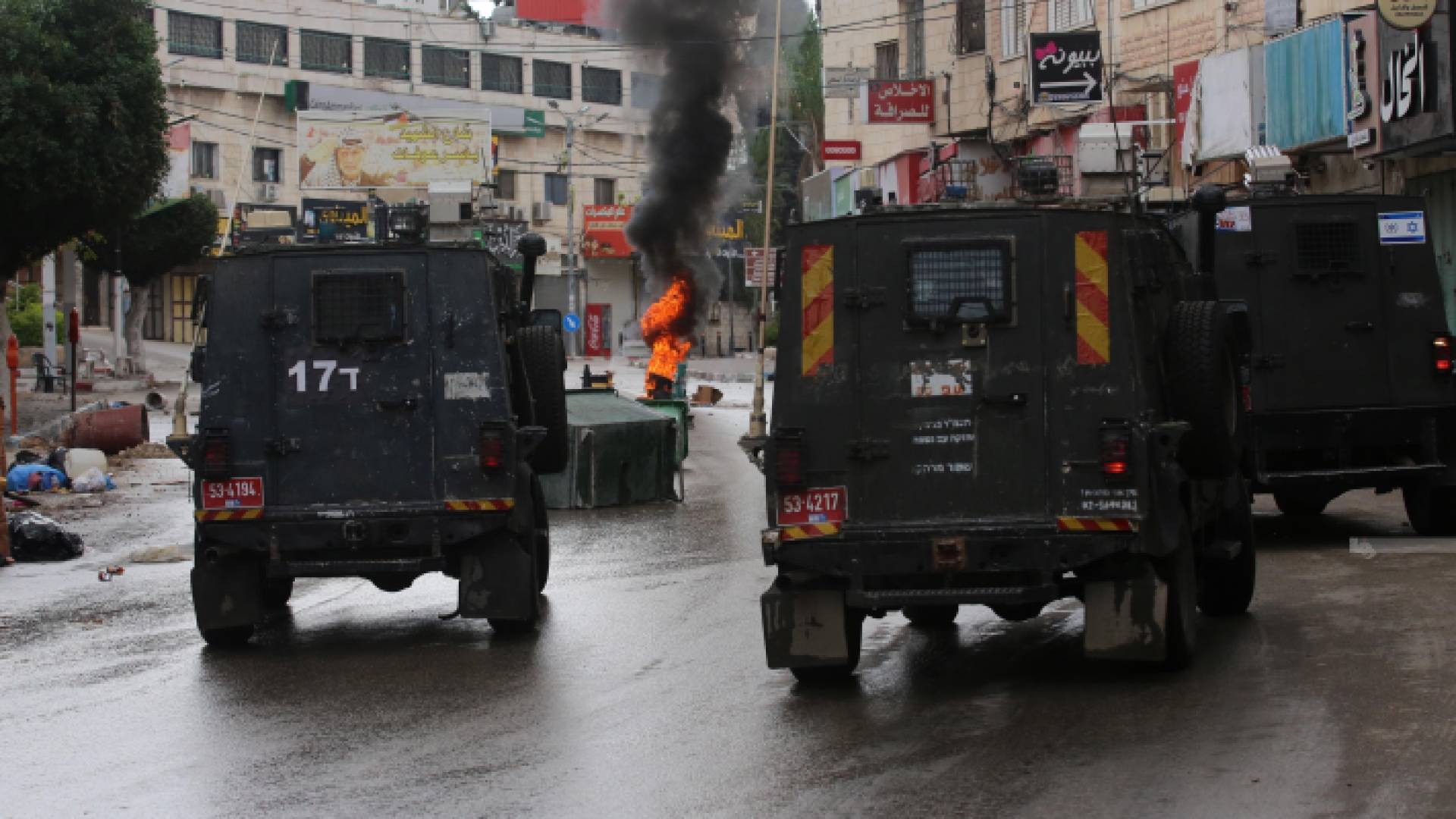 قوات الاحتلال خلال اقتحامها طولكرم