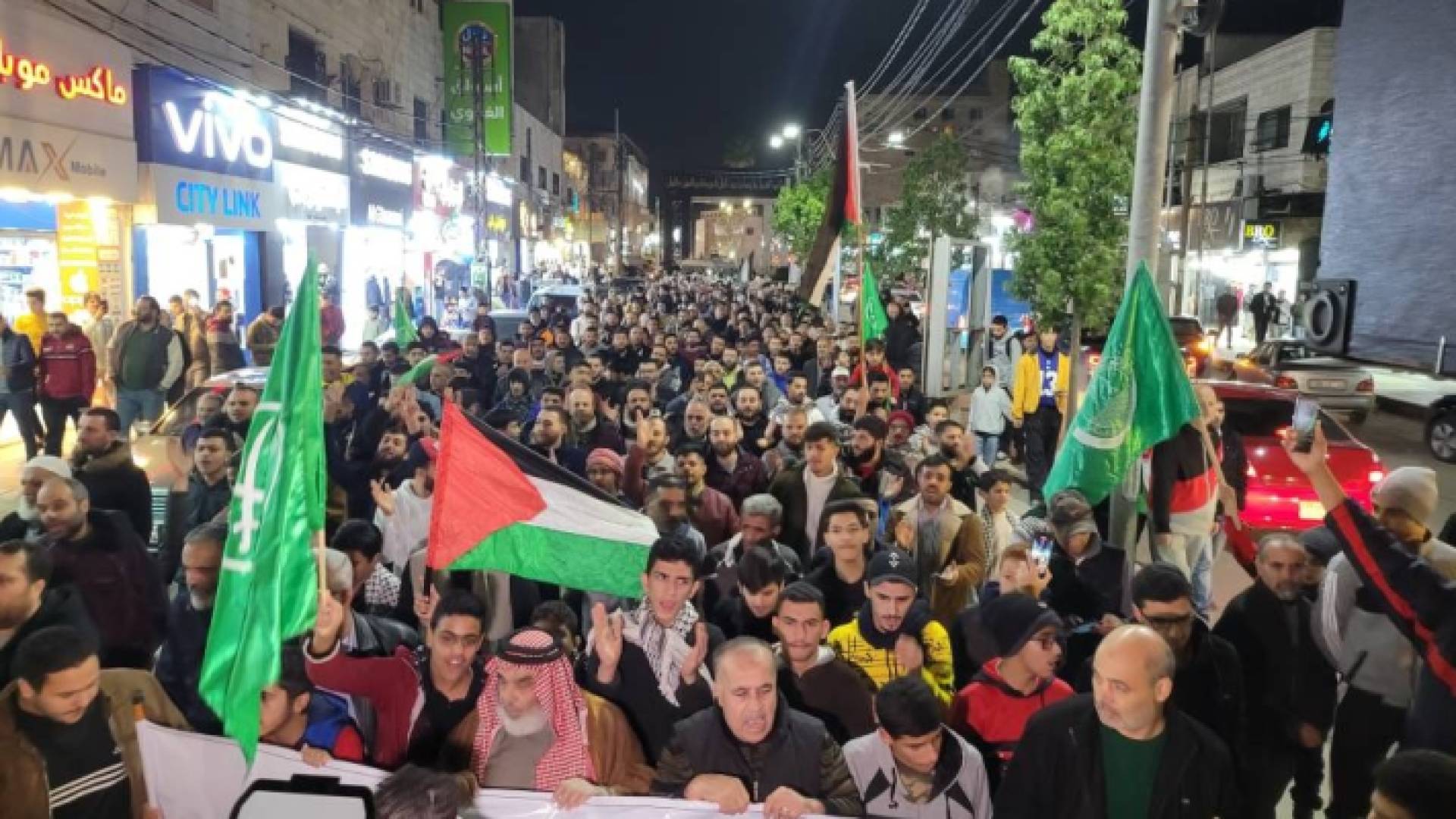 مسيرة في إربد لدعم غزة - أرشيفية