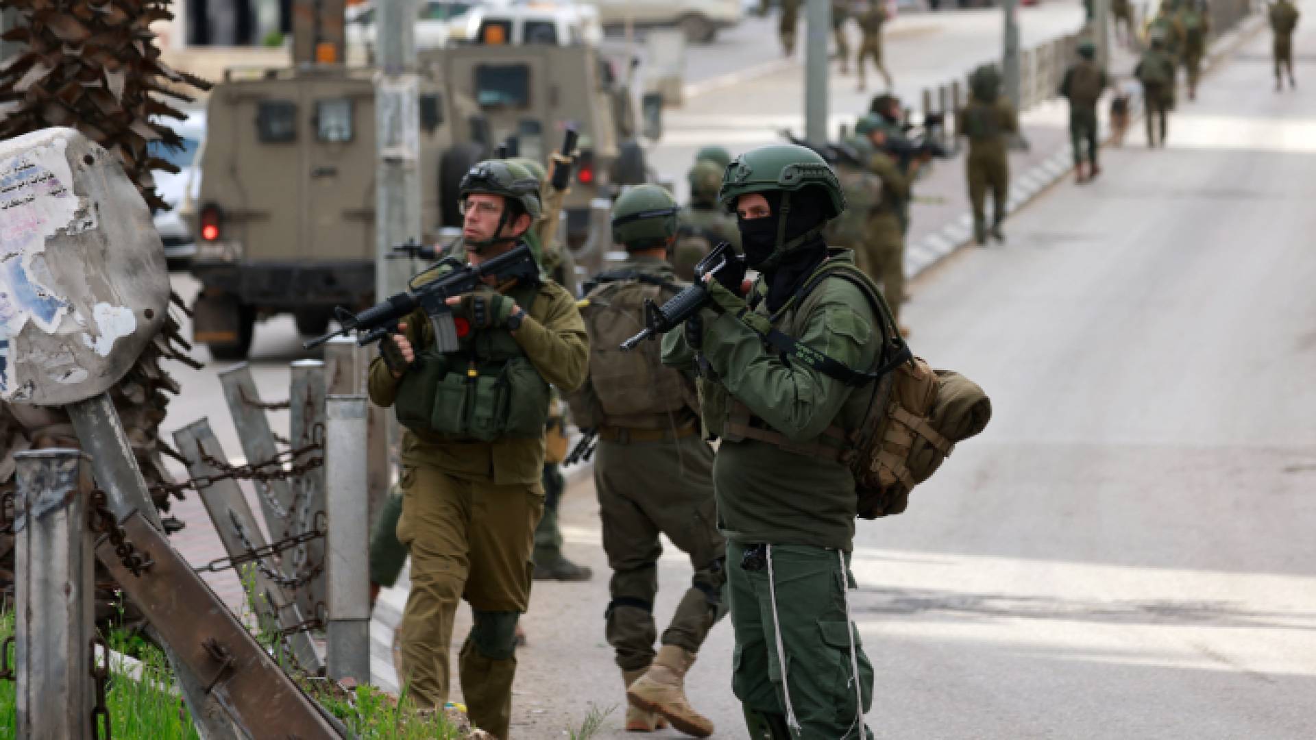 جيش الاحتلال خلال اقتحامه الضفة الغربية