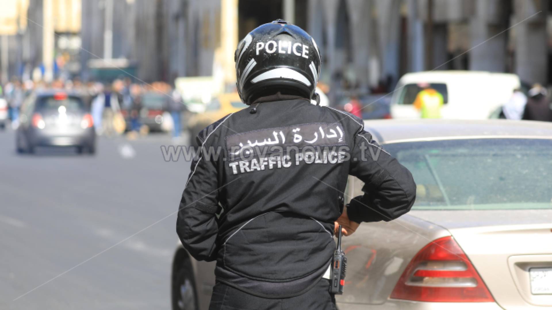 شرطي سير في العاصمة عمان