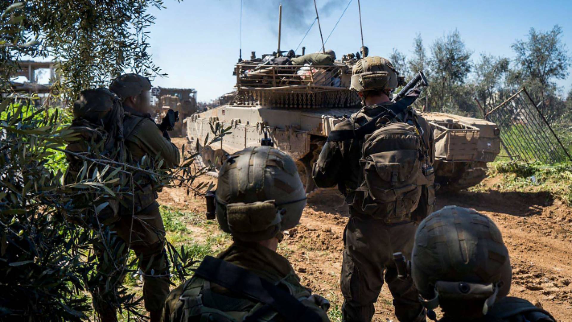 قوات من جيش الاحتلال الإسرائيلي في قطاع غزة