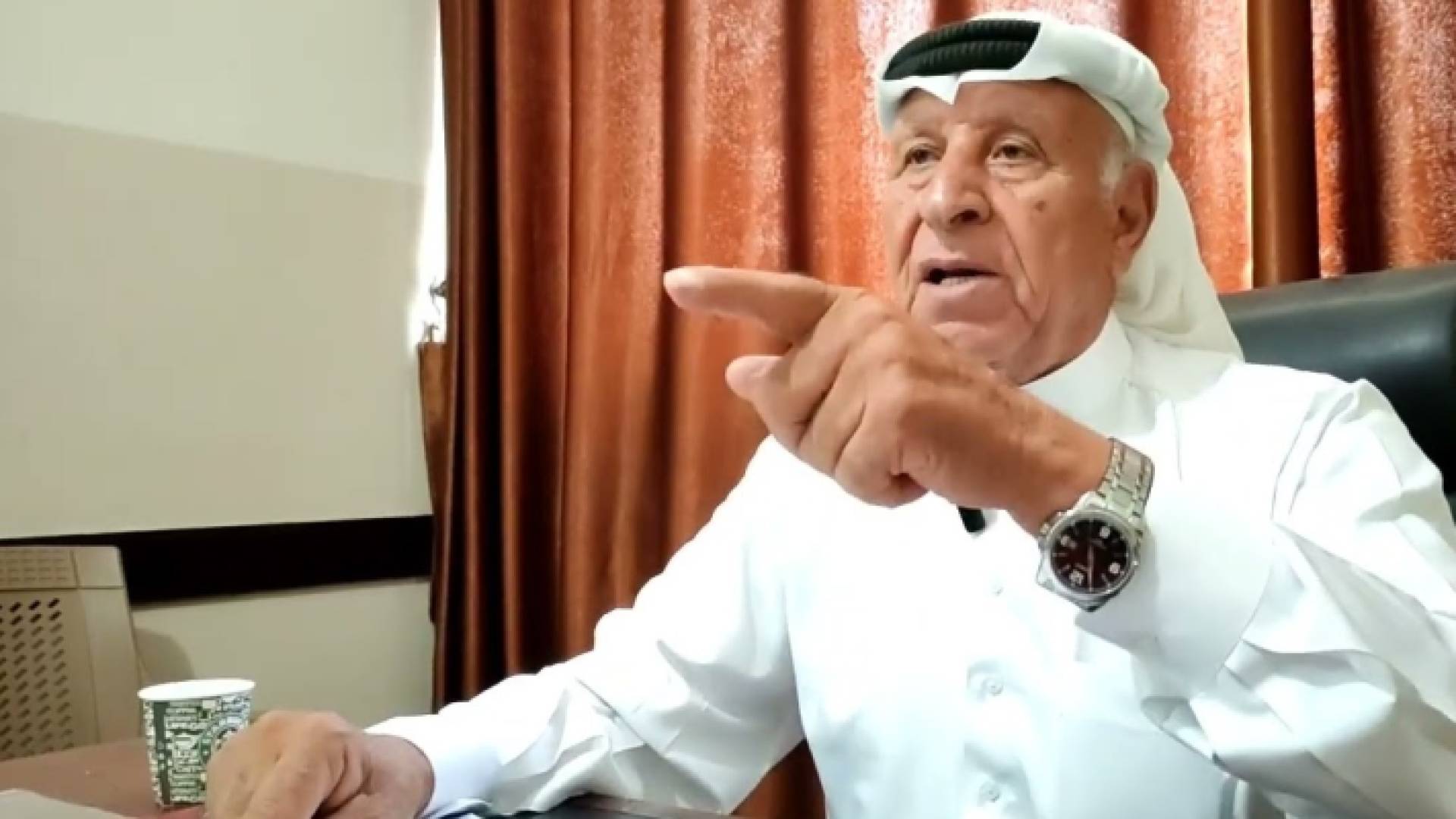 رئيس الهيئة العليا لشؤون العشائر في المحافظات الجنوبية الفلسطينية أبو سلمان المغني