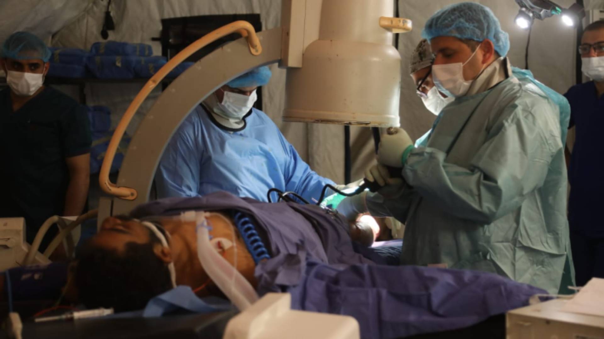 اجراء عمليات جراعية نوعية في المستشفى الميداني الأردني جنوب غزة /2
