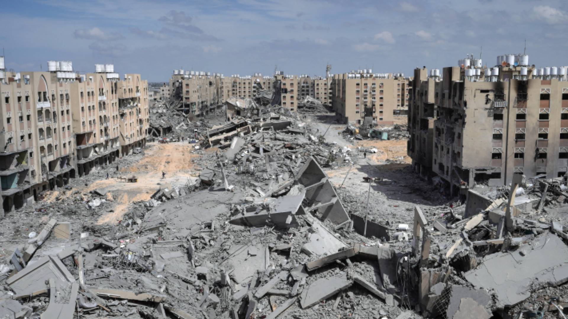 آثار الدمار في قطاع غزى جراء العدوان